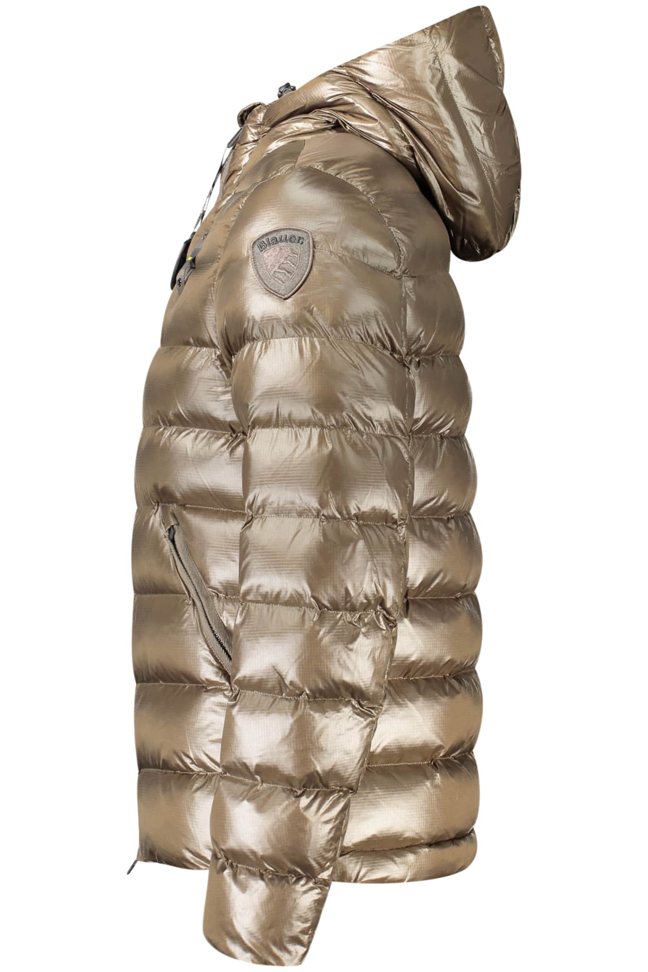 Blauer hombre verde chaqueta