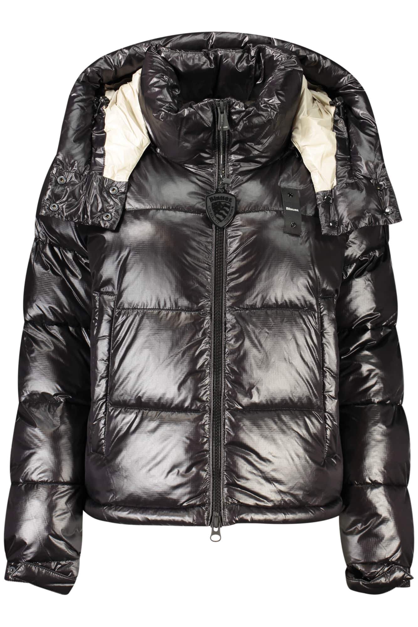 Blauer mujer negro chaqueta