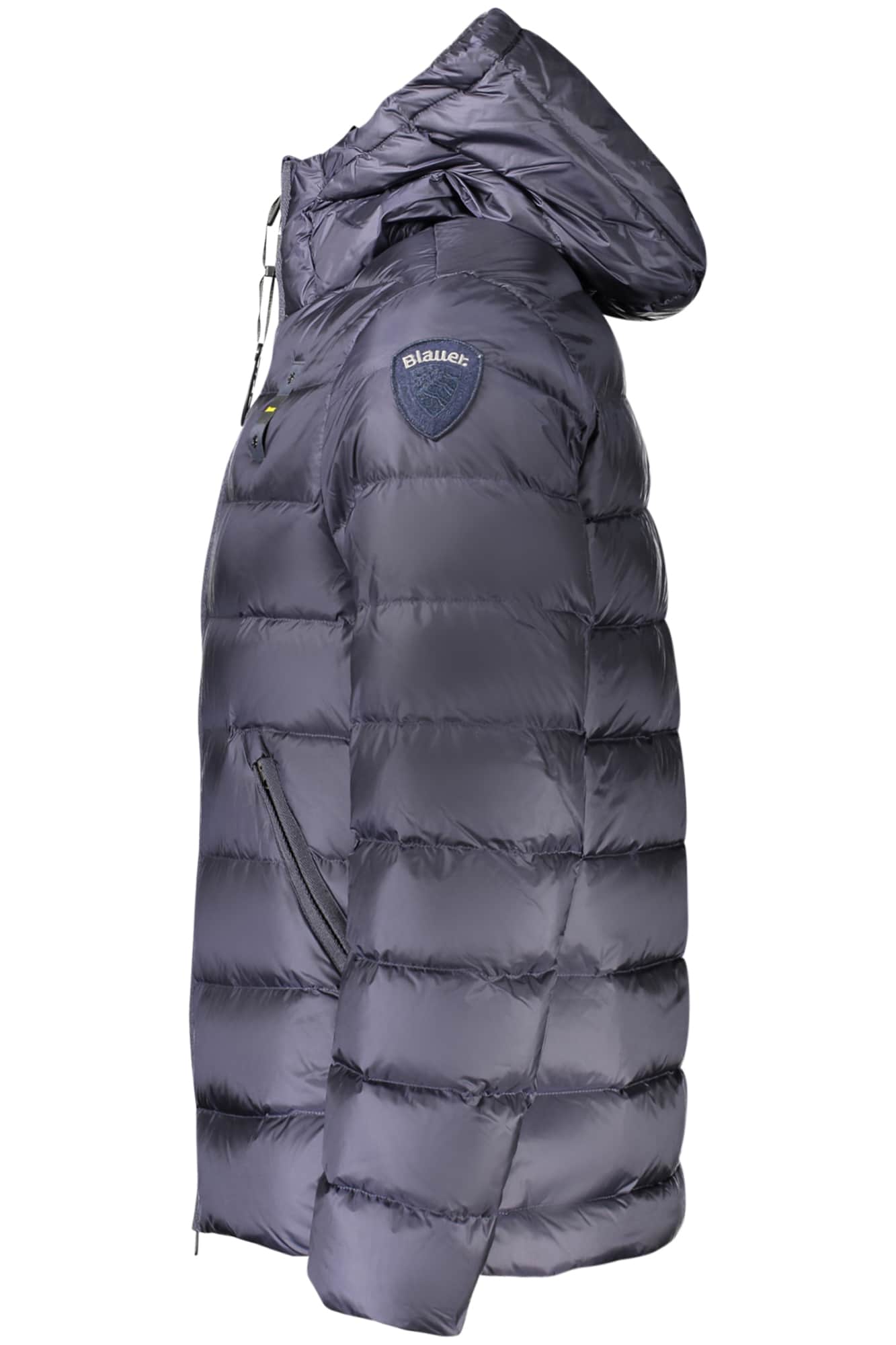 Blauer hombre azul chaqueta