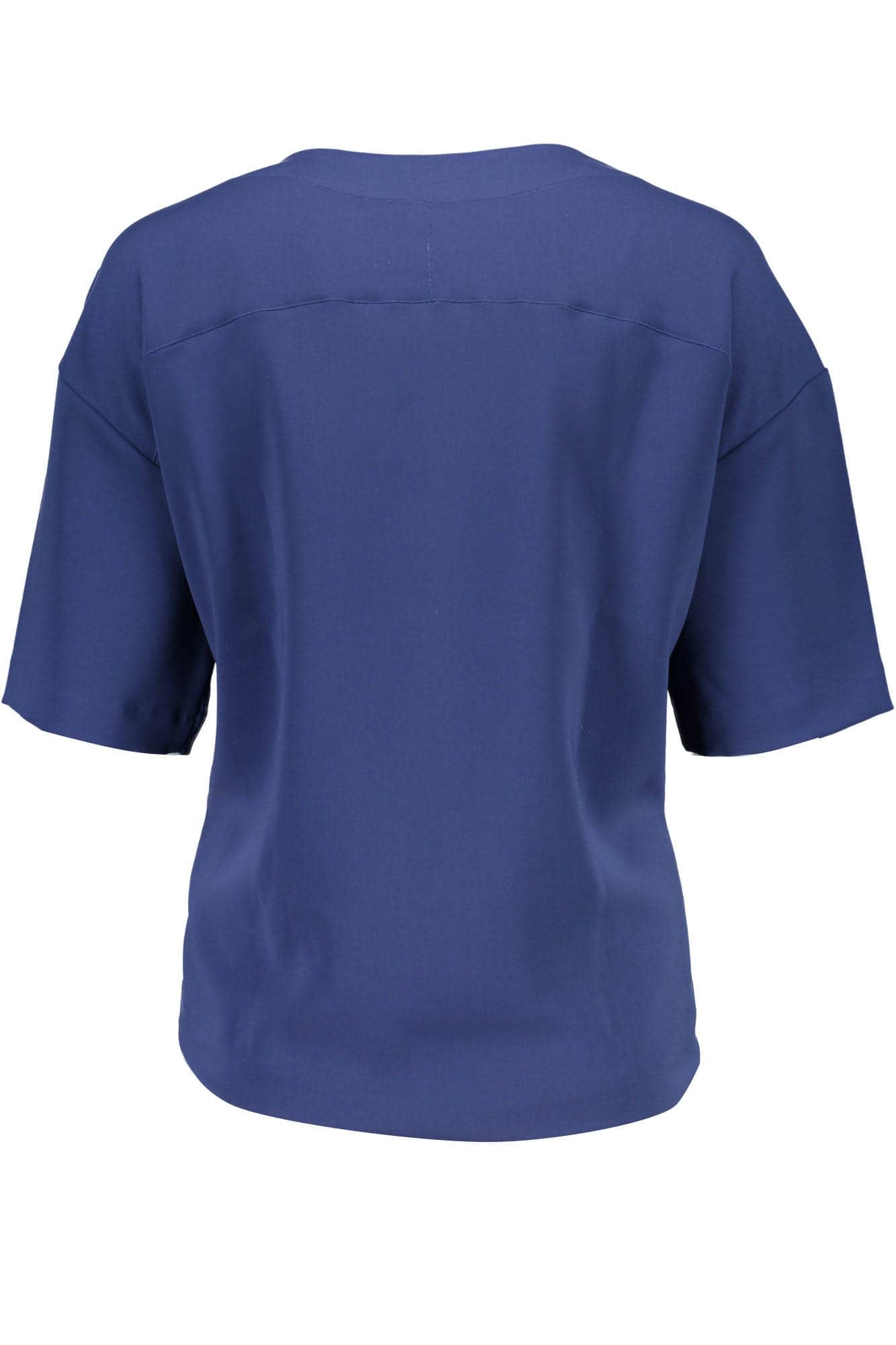Gant mujer manga corta t-camisa azul