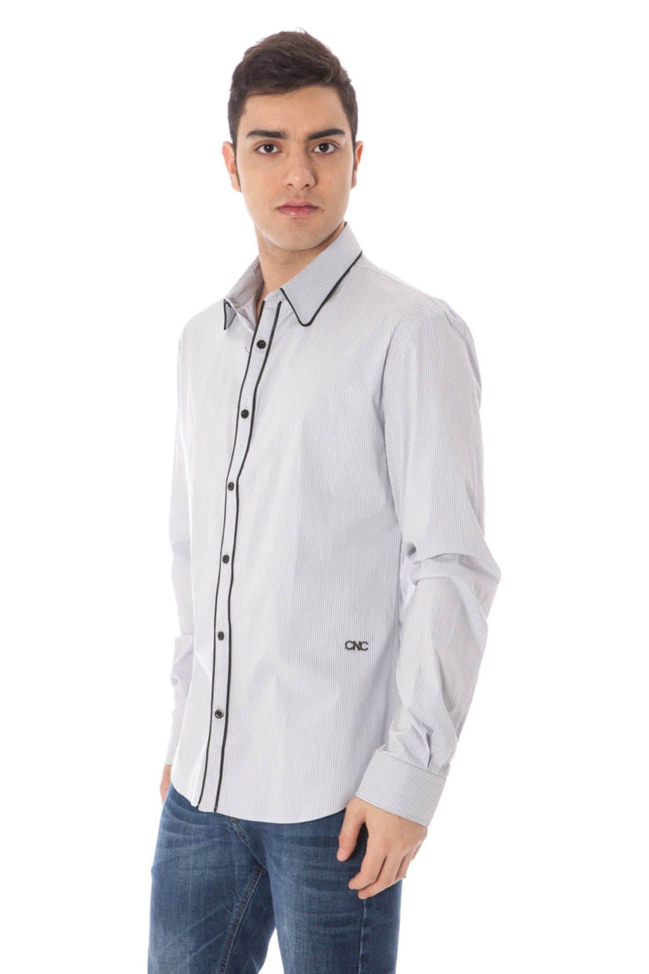Ropa de baño National hombre manga larga camisa ligero azul