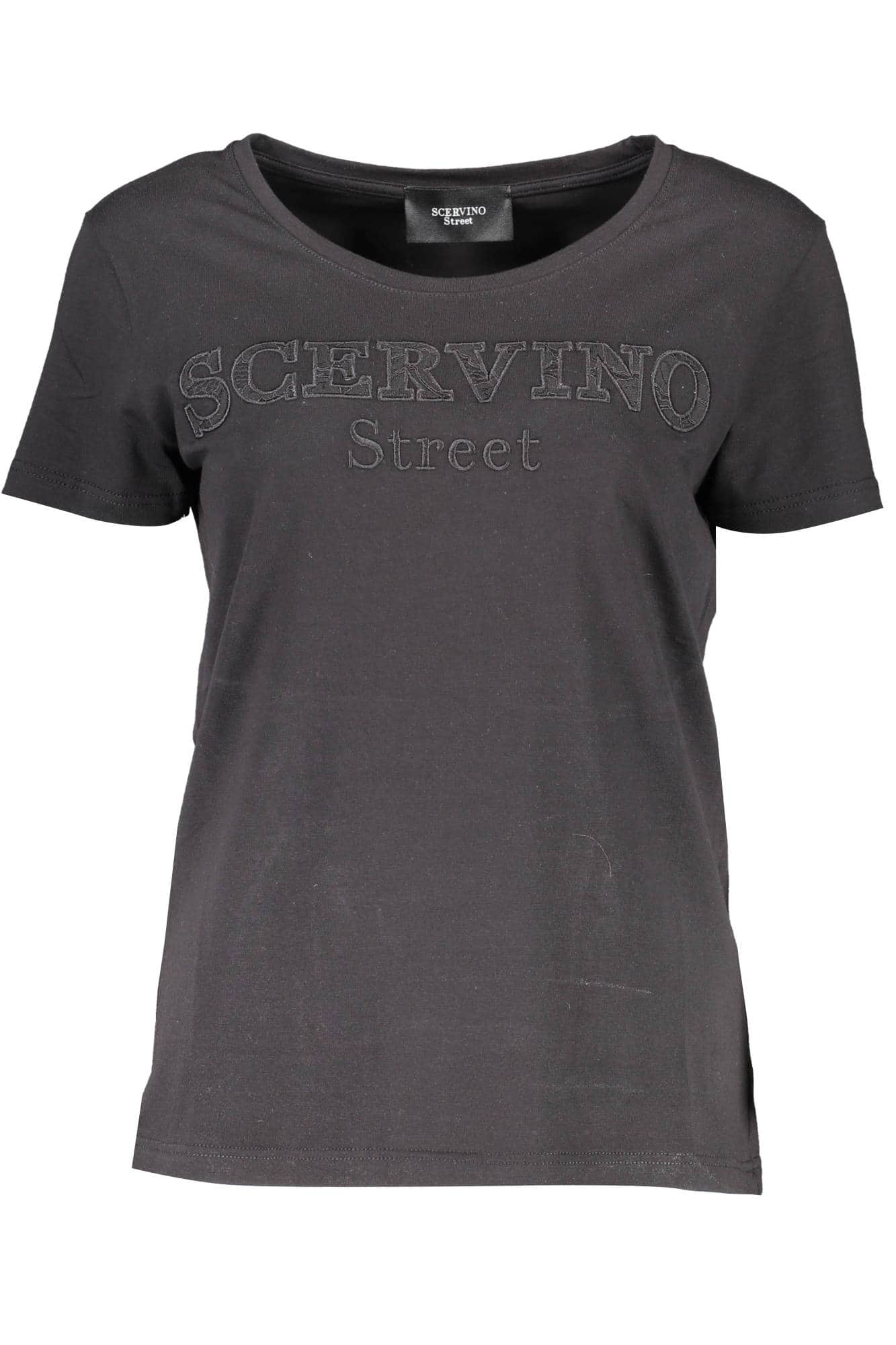 Scervino Street mujer manga corta t-camisa negro