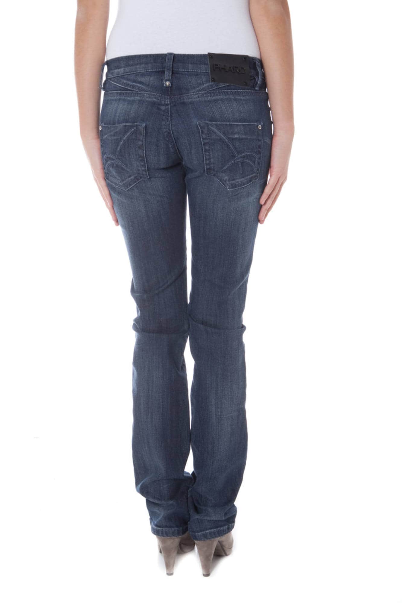 Azul mujer denim denim hard vaqueros