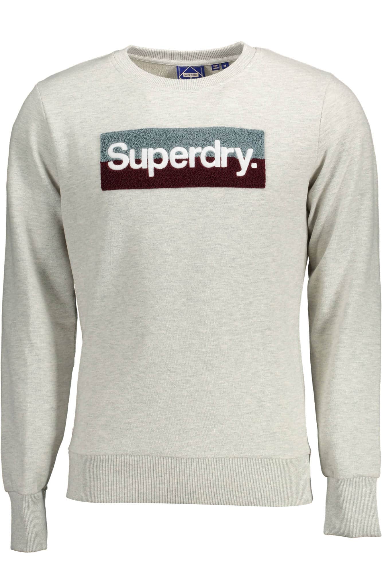 Superdry sudadera sin cremallera hombre gris