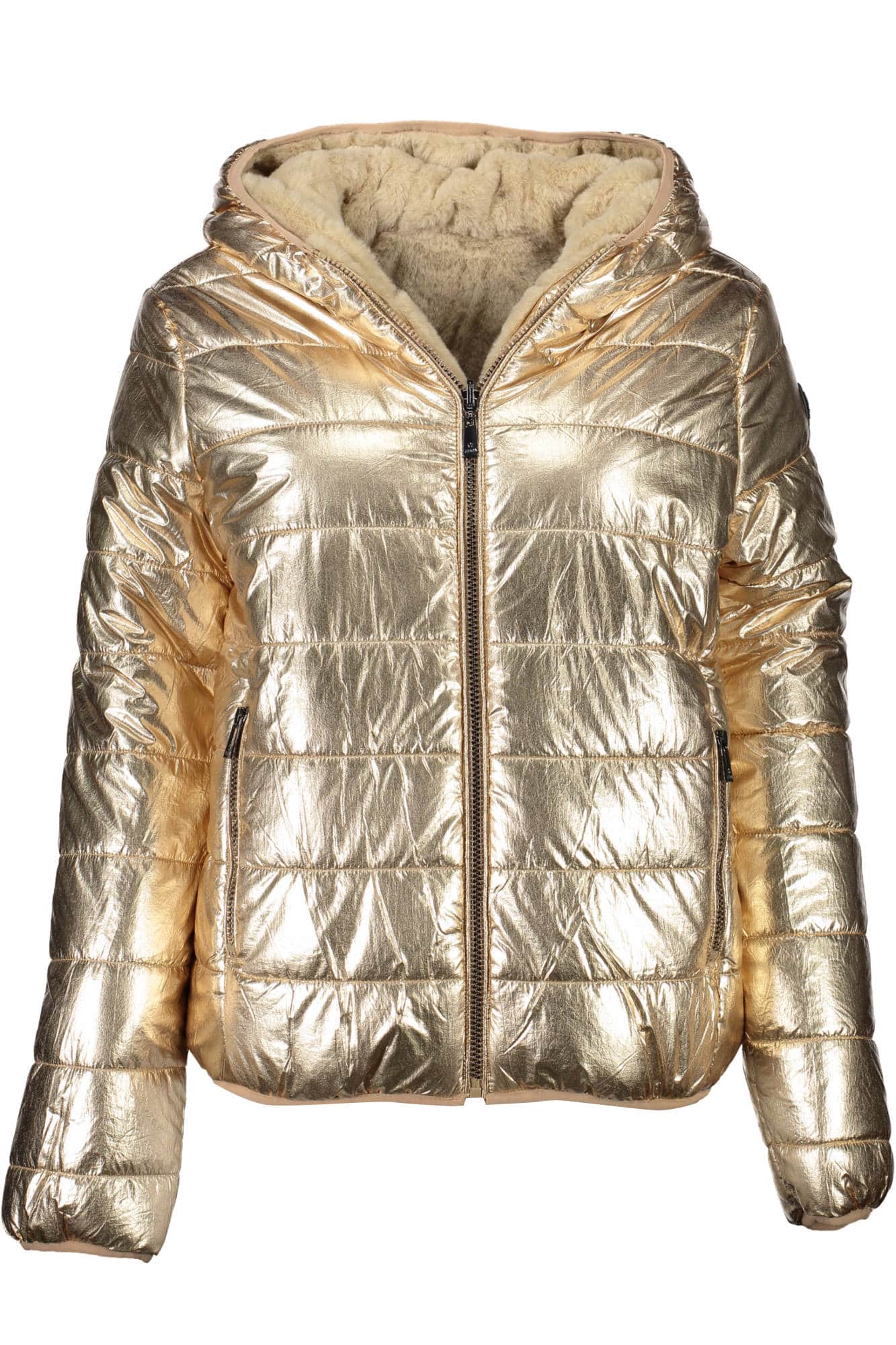 US Polo Assn. mujer dorado chaqueta