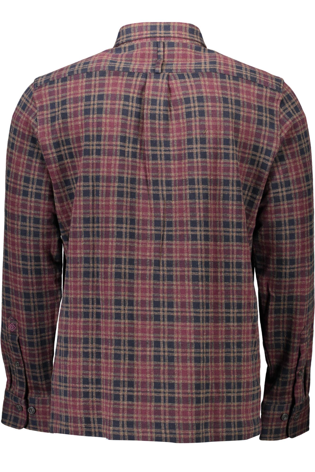 Gant hombre azul manga larga camisa