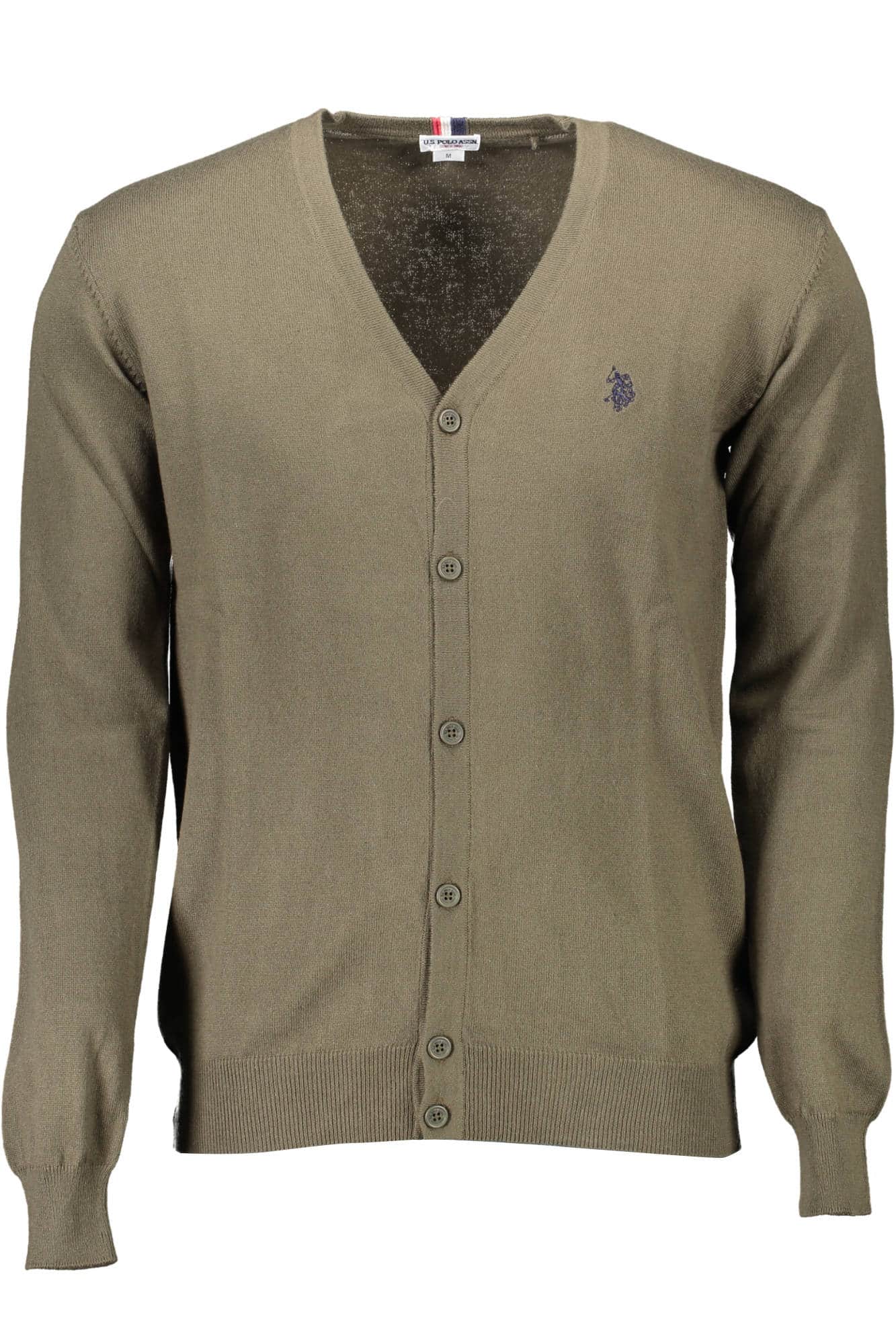 US Polo Assn. hombre verde cárdigan