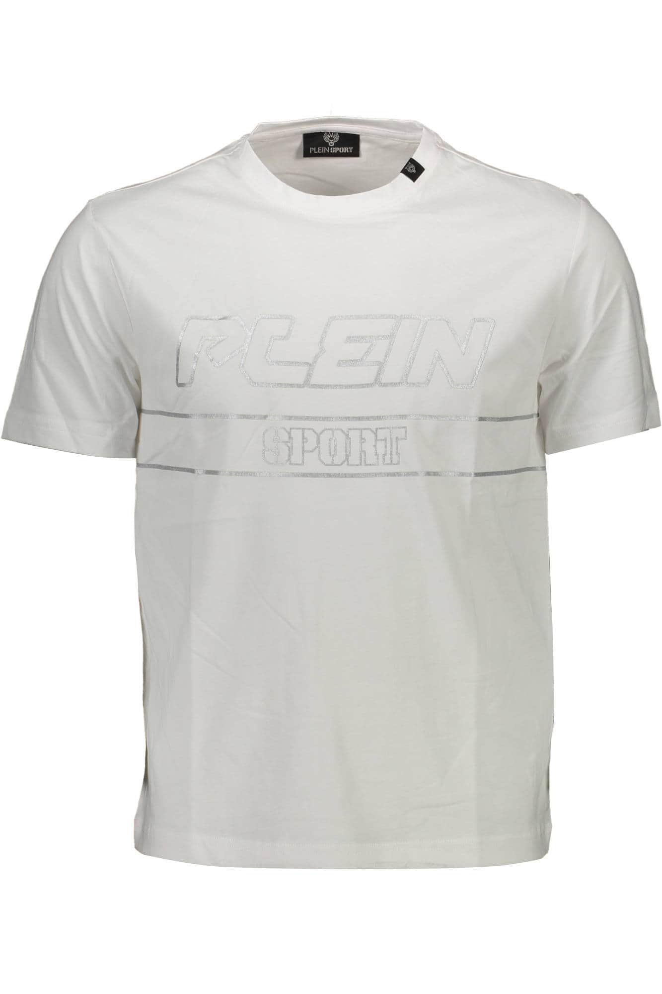 Plein Sport blanco hombre manga corta t-camisa