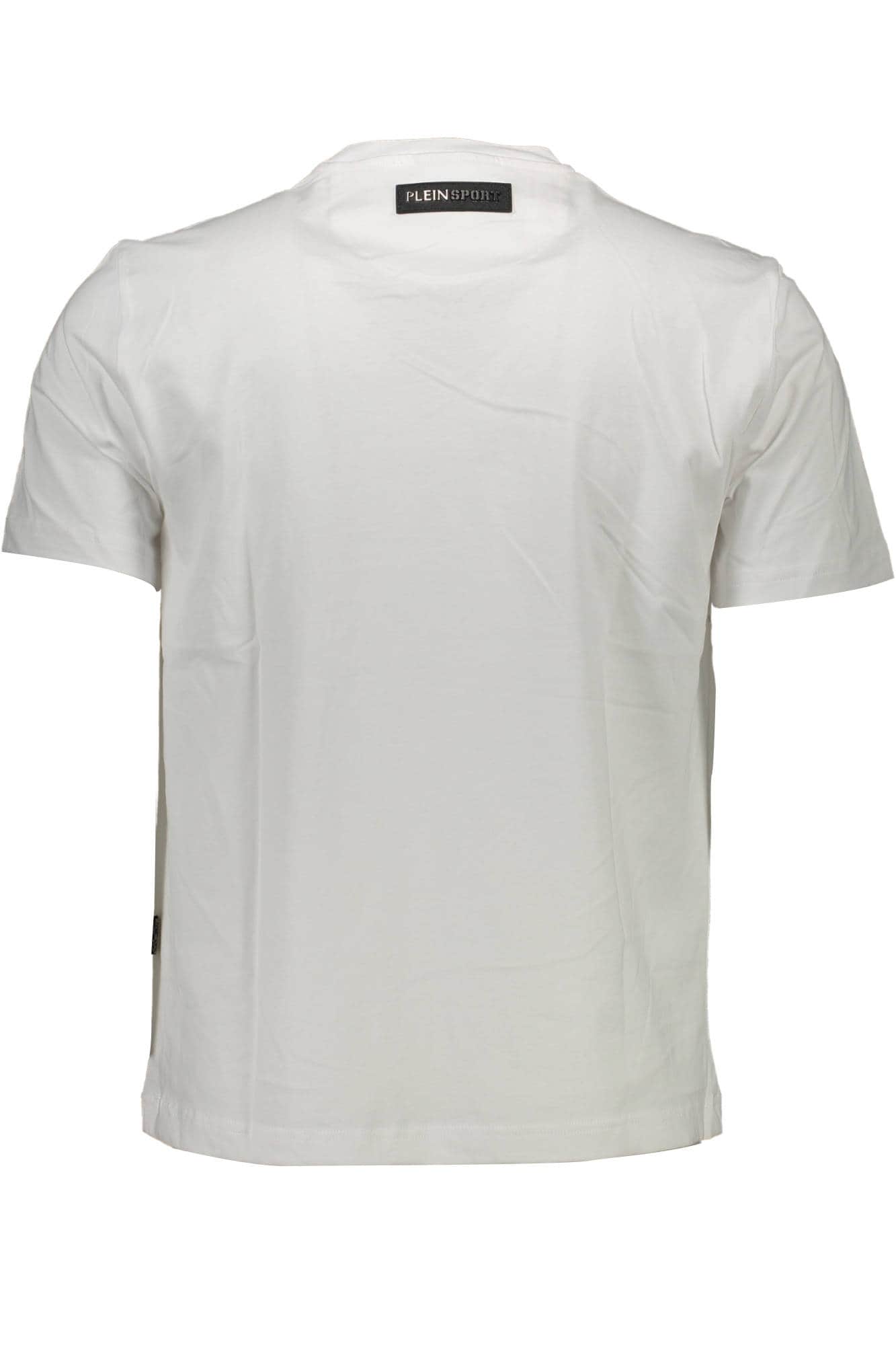 Plein Sport blanco hombre manga corta t-camisa