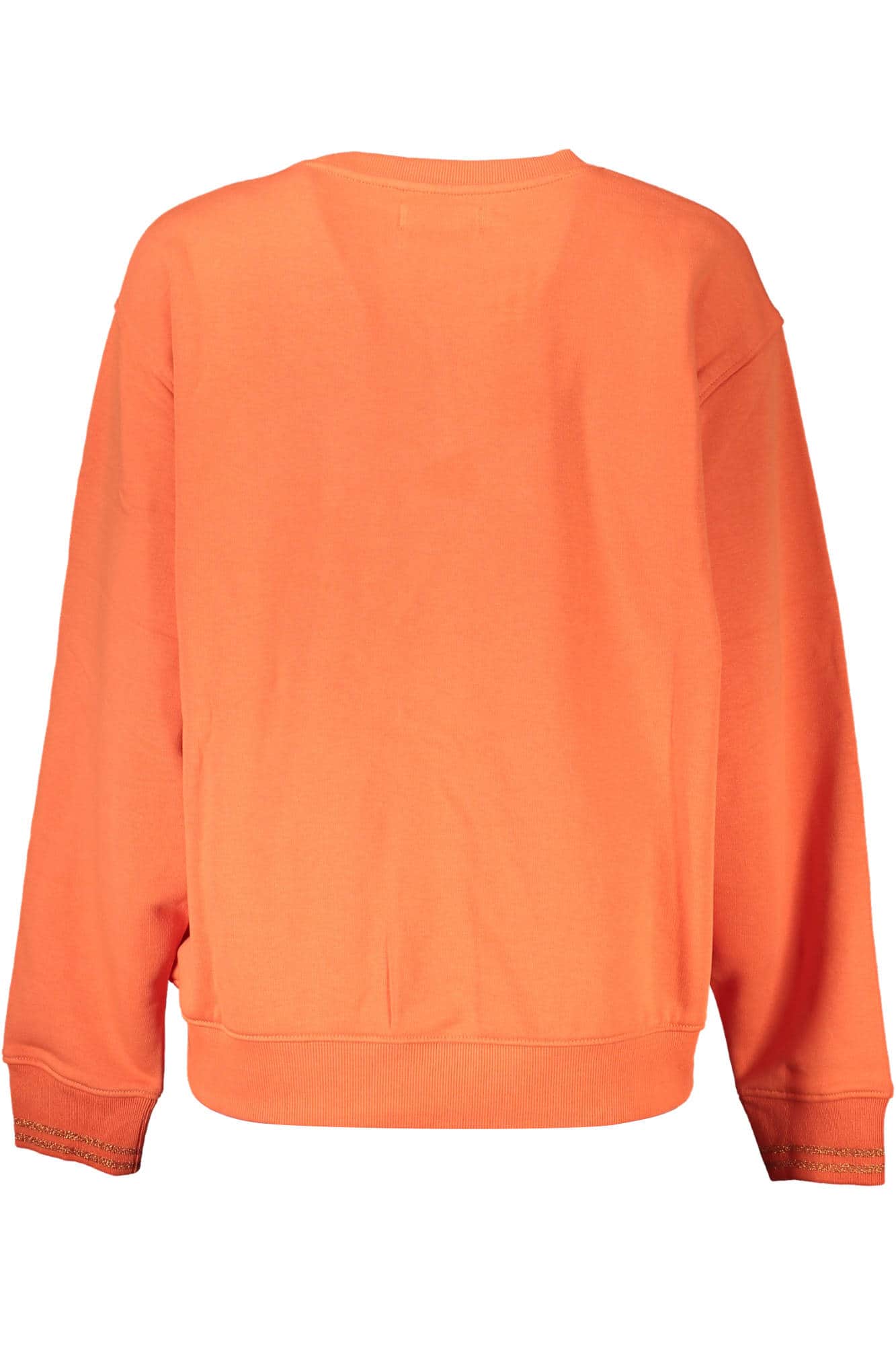 Desigual naranja mujer sudadera sin cremallera