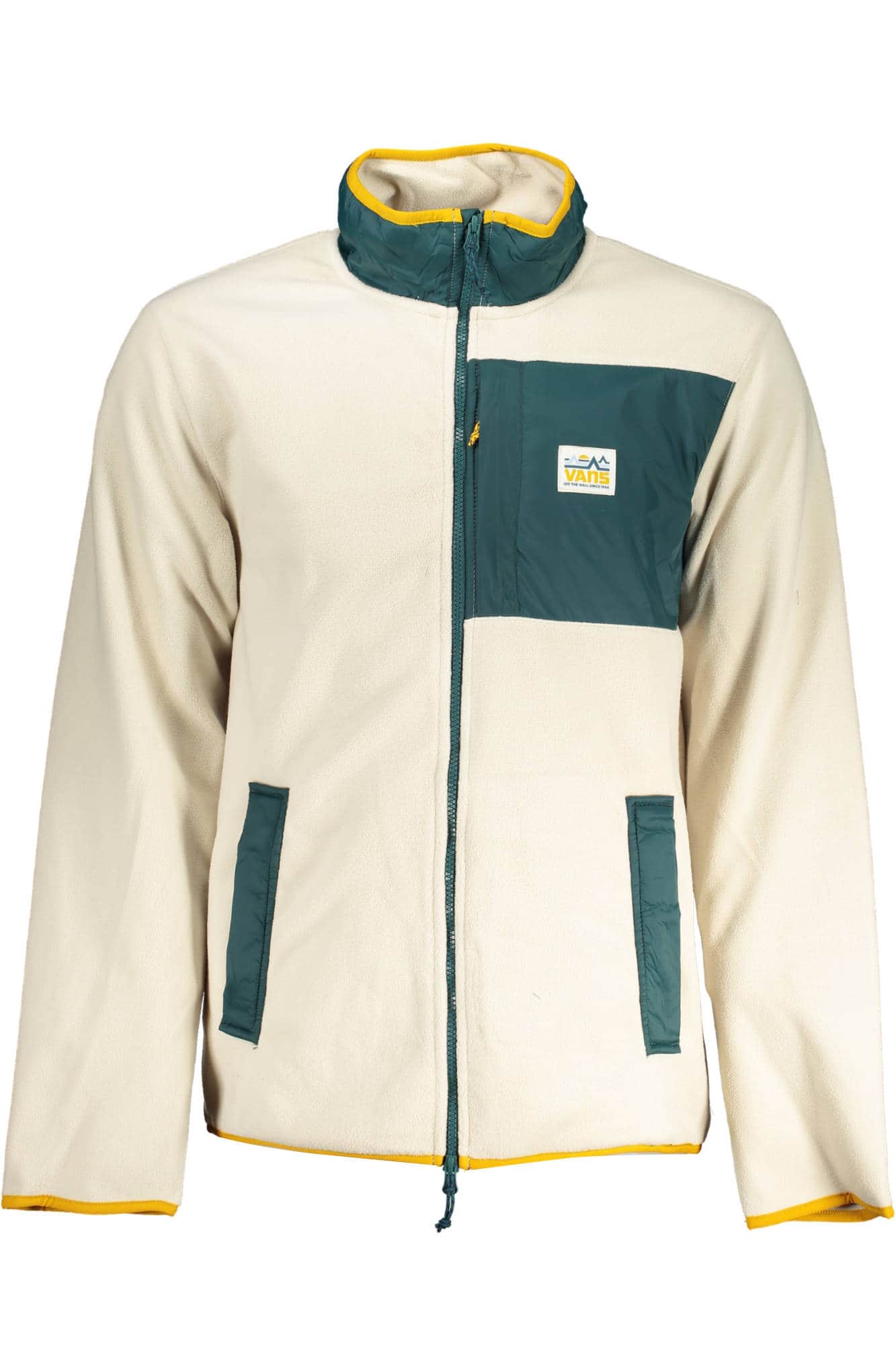 Vans hombre beige con cremallera sudadera