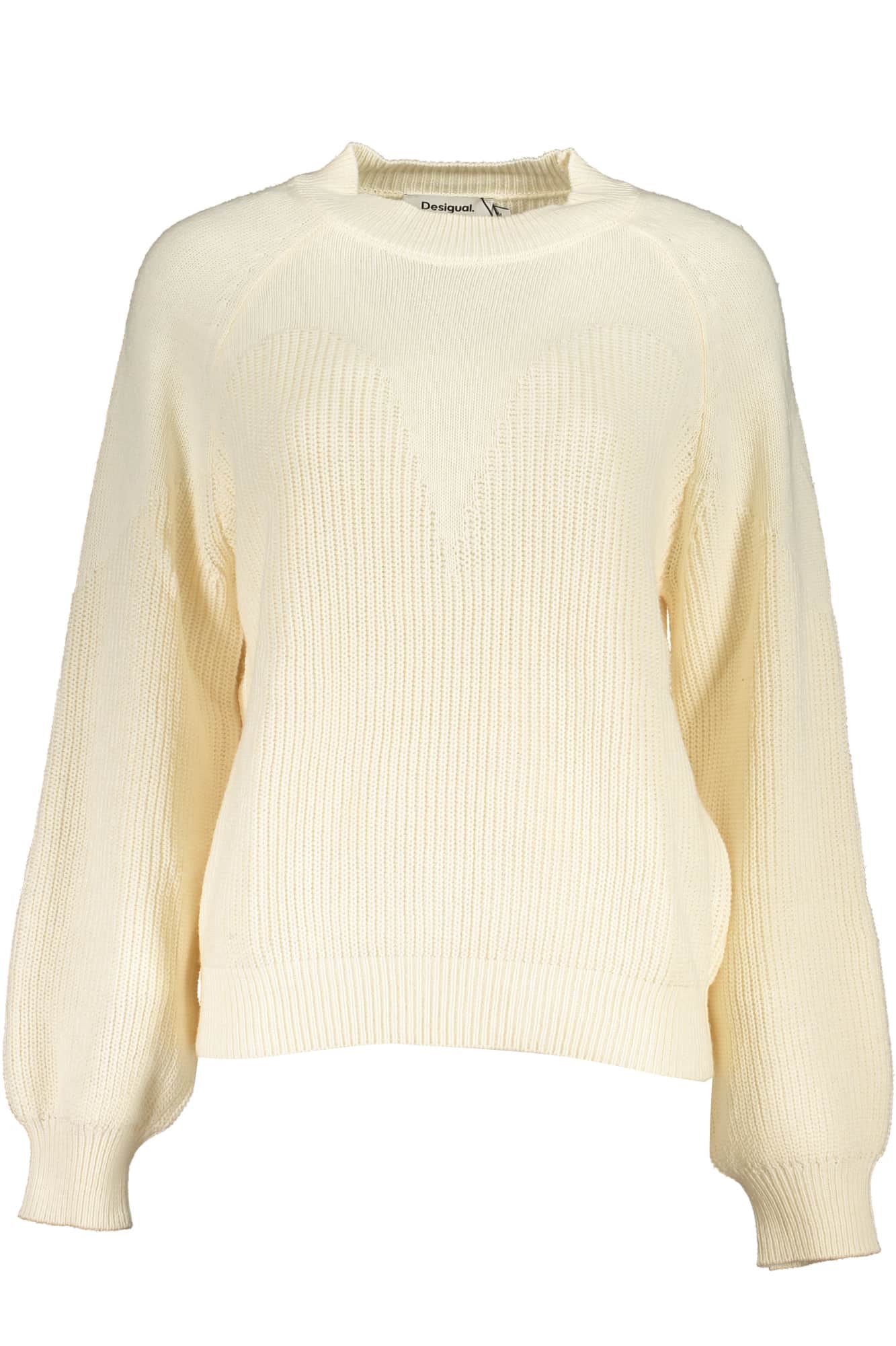 Desigual blanco mujer jersey