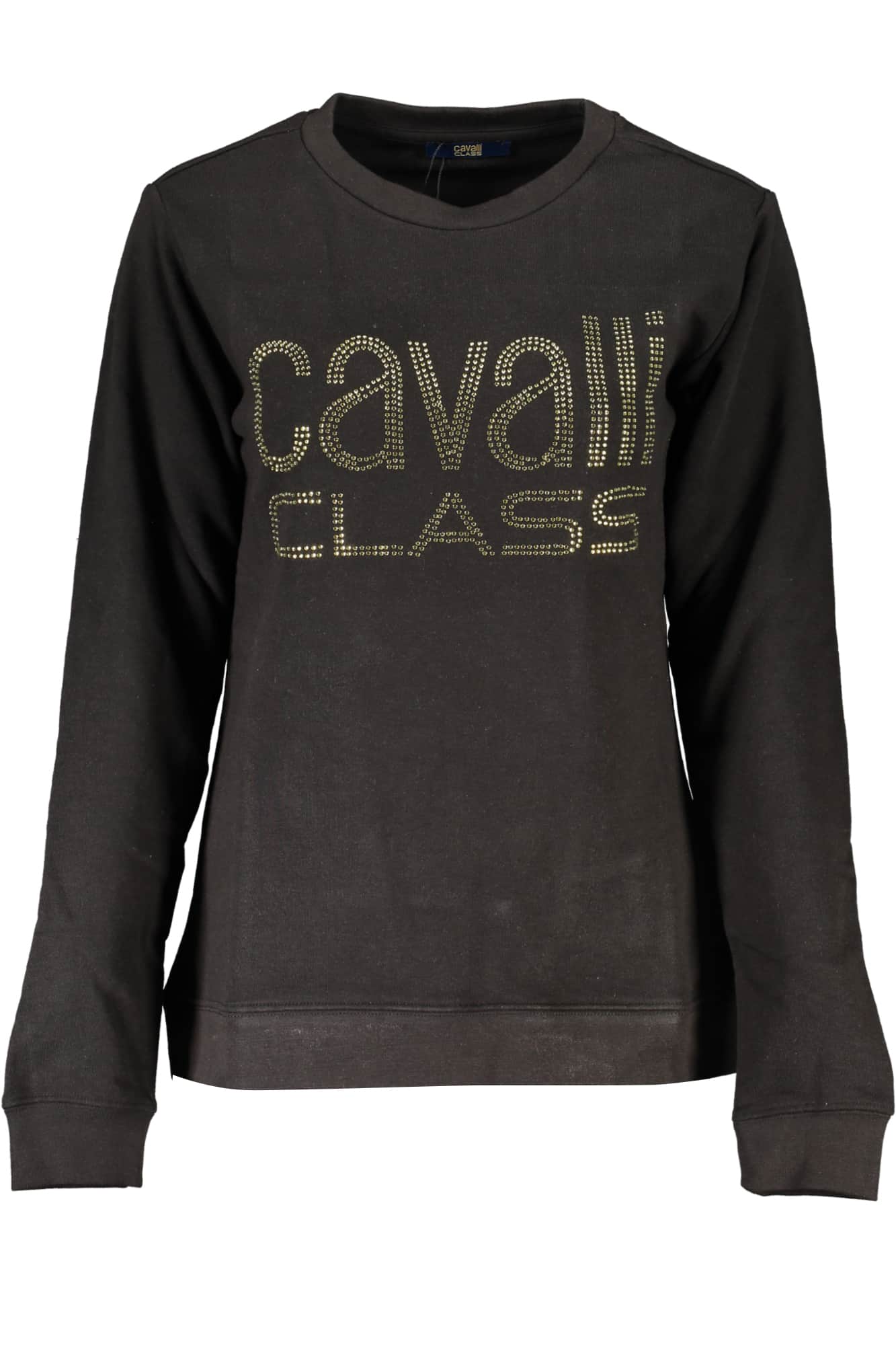 Cavalli Class mujer sin cremallera sudadera negro