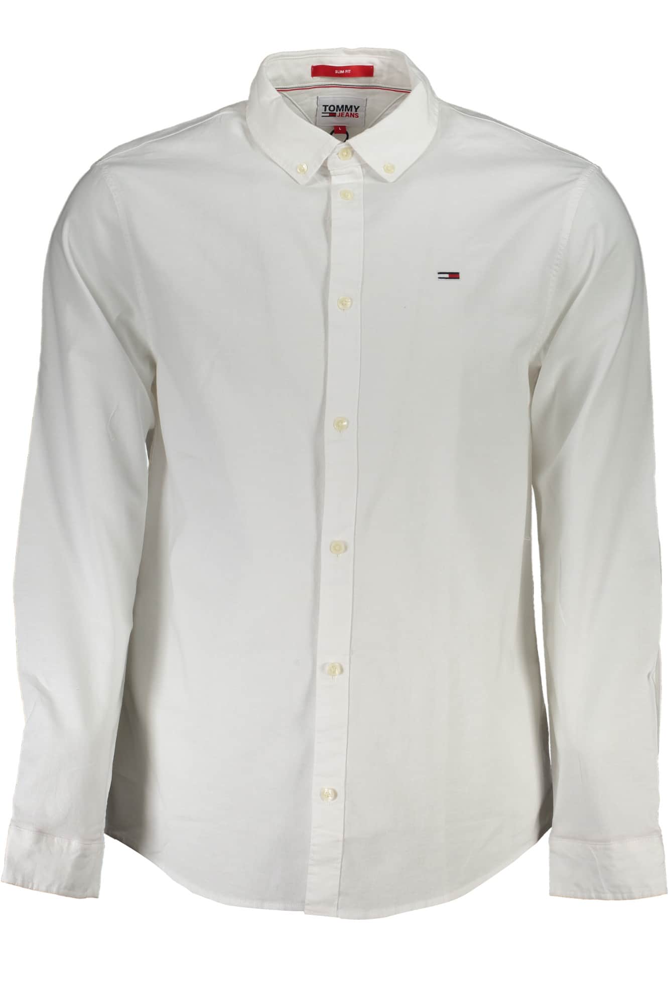 Tommy Hilfiger hombre blanco manga larga camisa