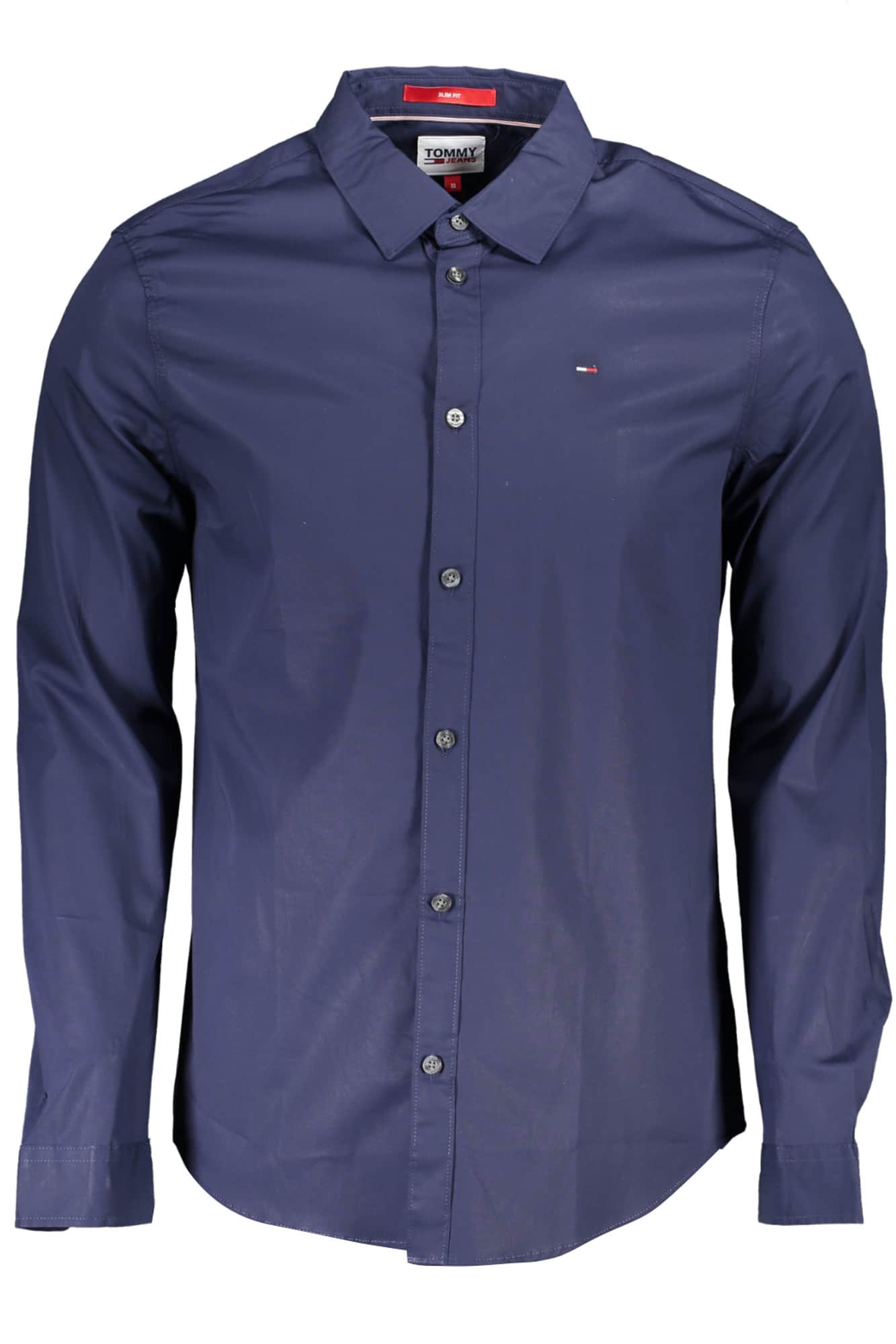 Tommy Hilfiger hombre azul manga larga camisa