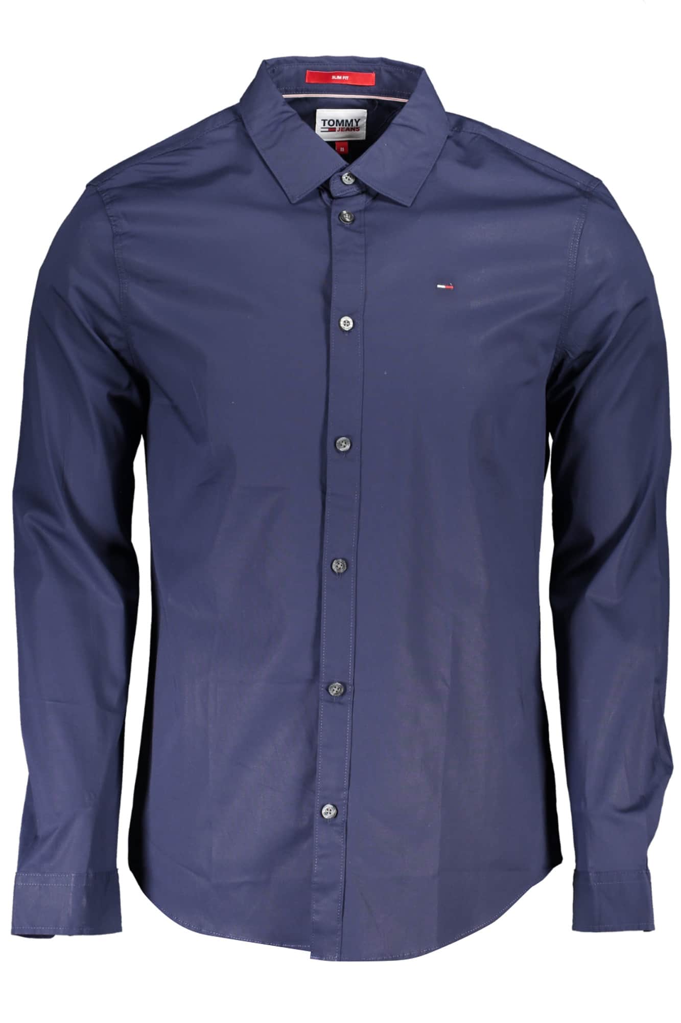 Tommy Hilfiger hombre azul manga larga camisa