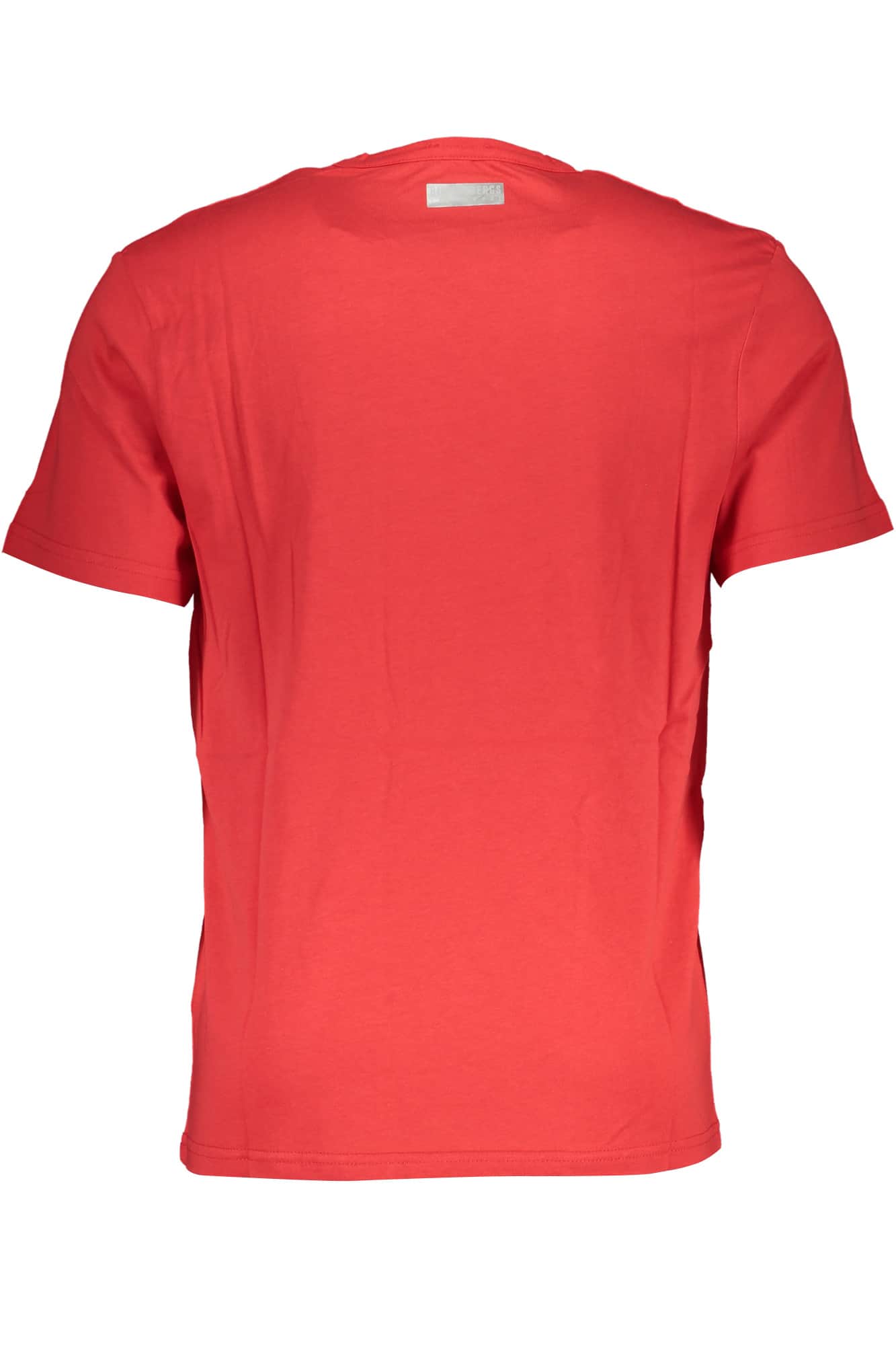 Bikkembergs hombre rojo manga corta t-camisa