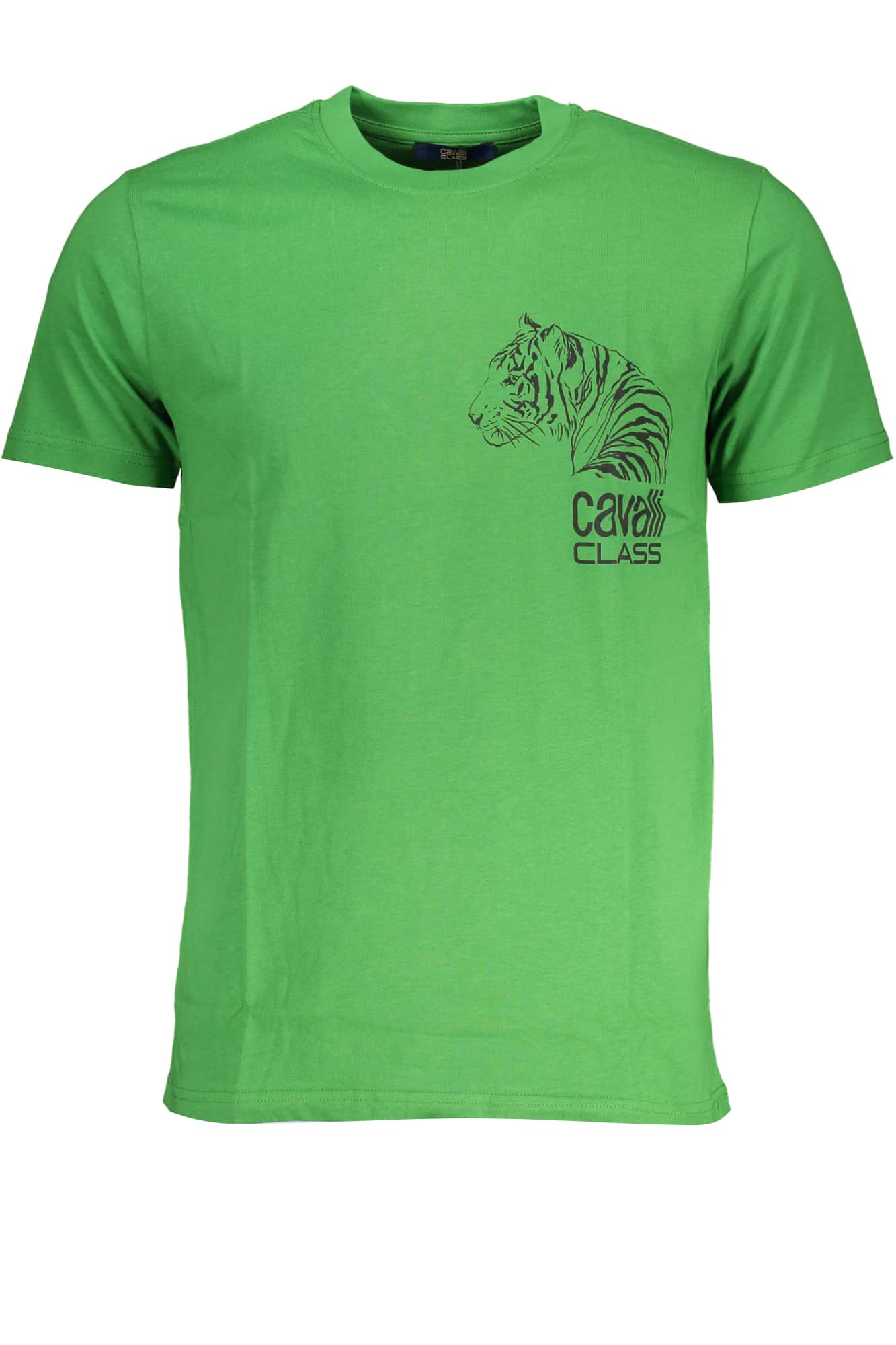 Cavalli Class verde hombre manga corta t-camisa