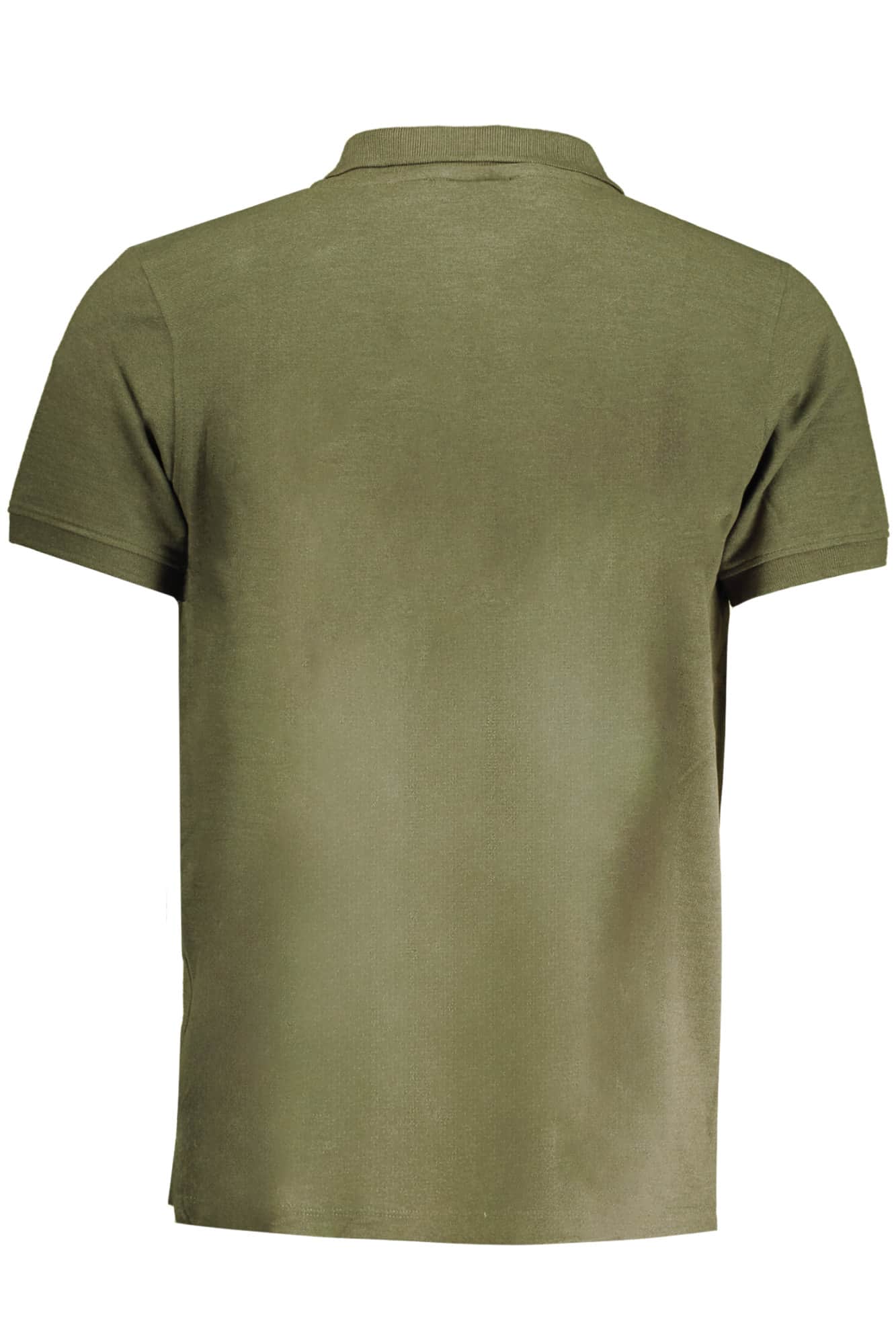 Norway 1963 verde hombre manga corta polo