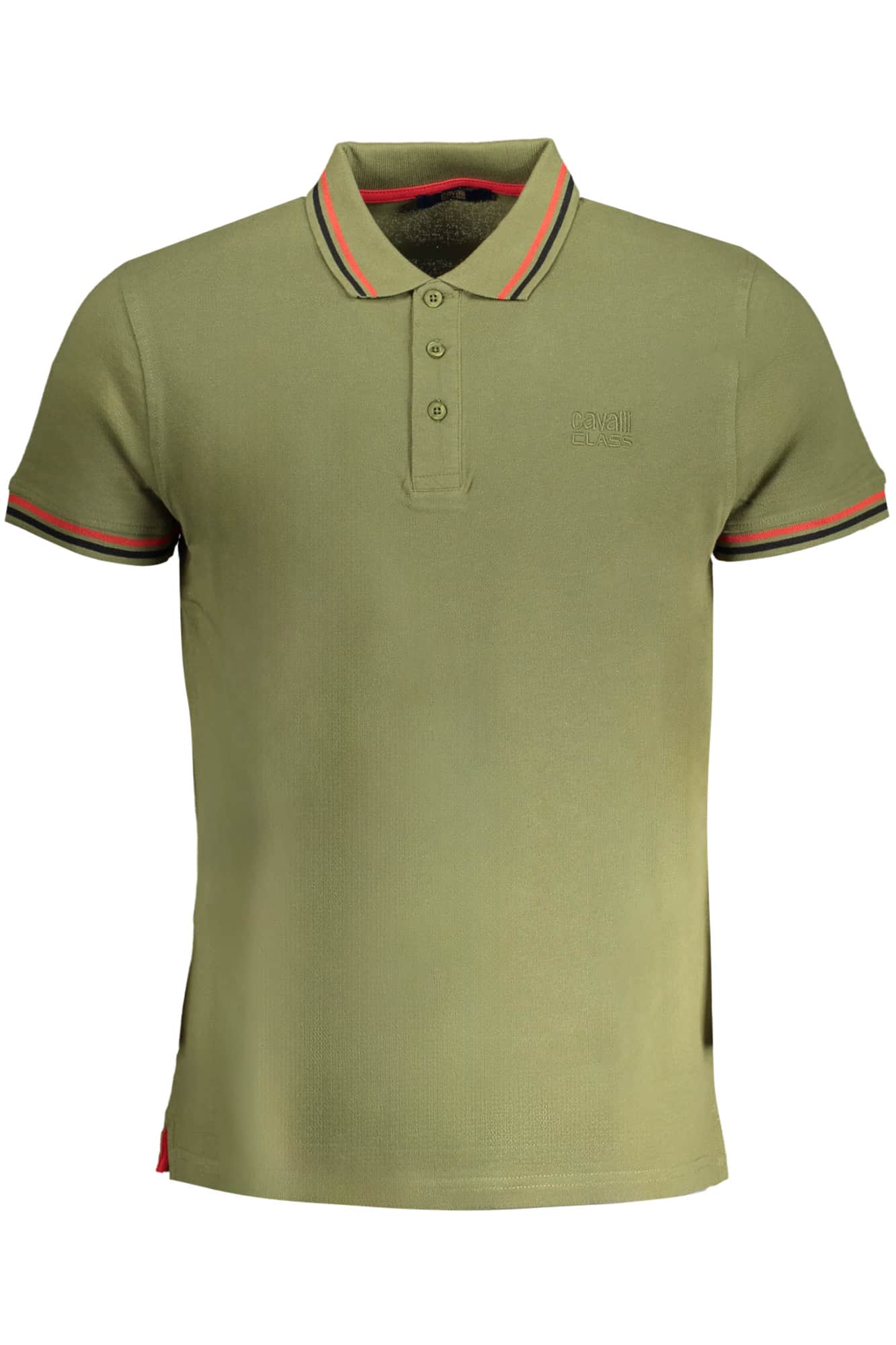 Cavalli Class hombre manga corta polo negro