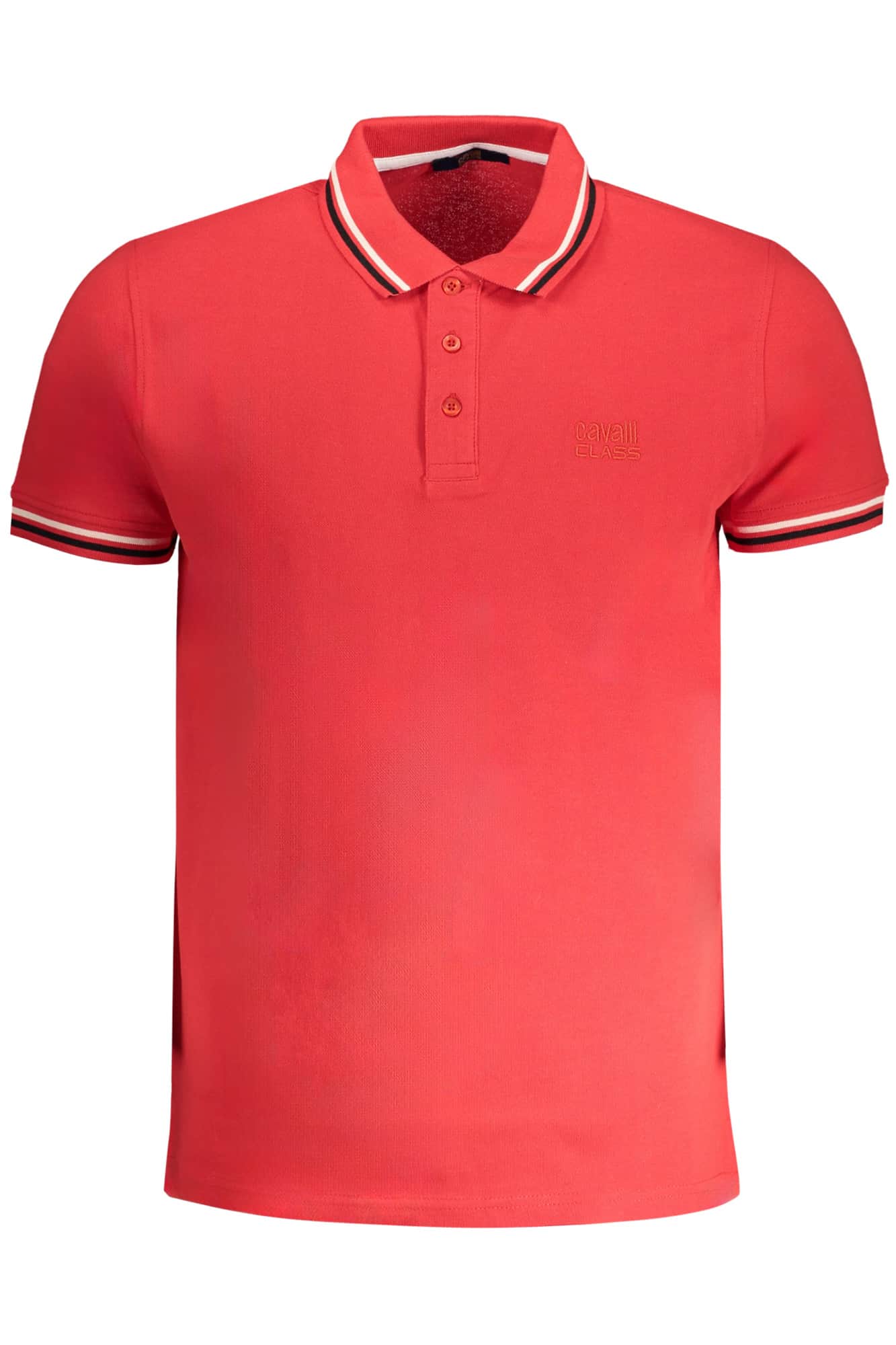 Cavalli Class hombre manga corta polo negro