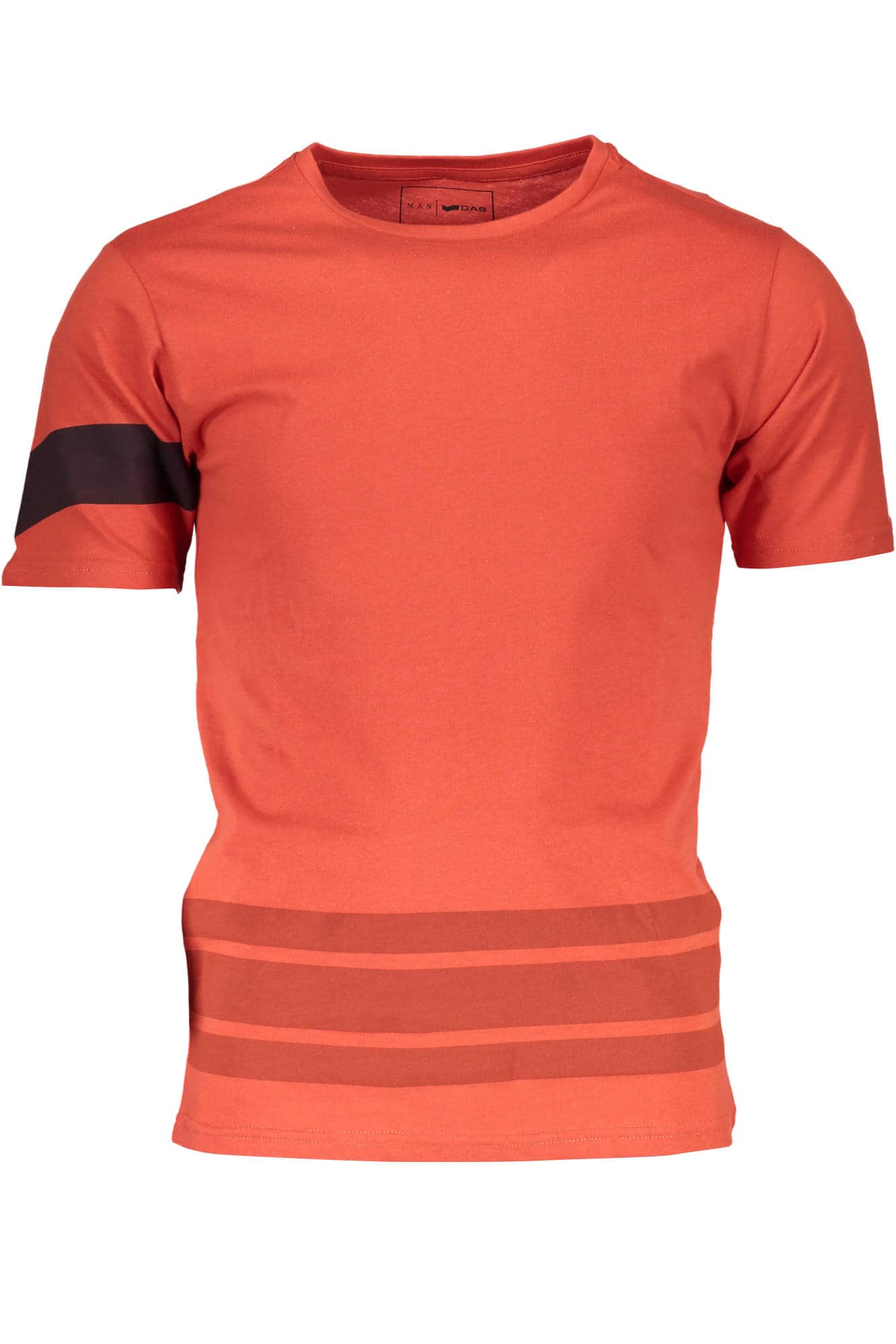 Gas hombre manga corta t-camisa naranja
