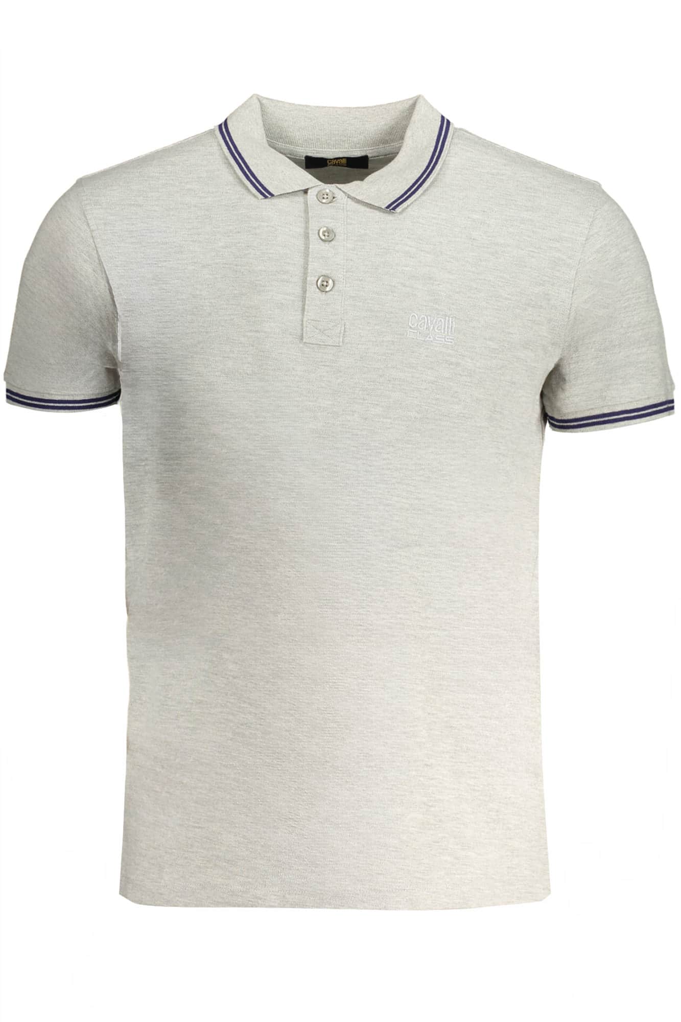 Cavalli Class hombre manga corta polo negro