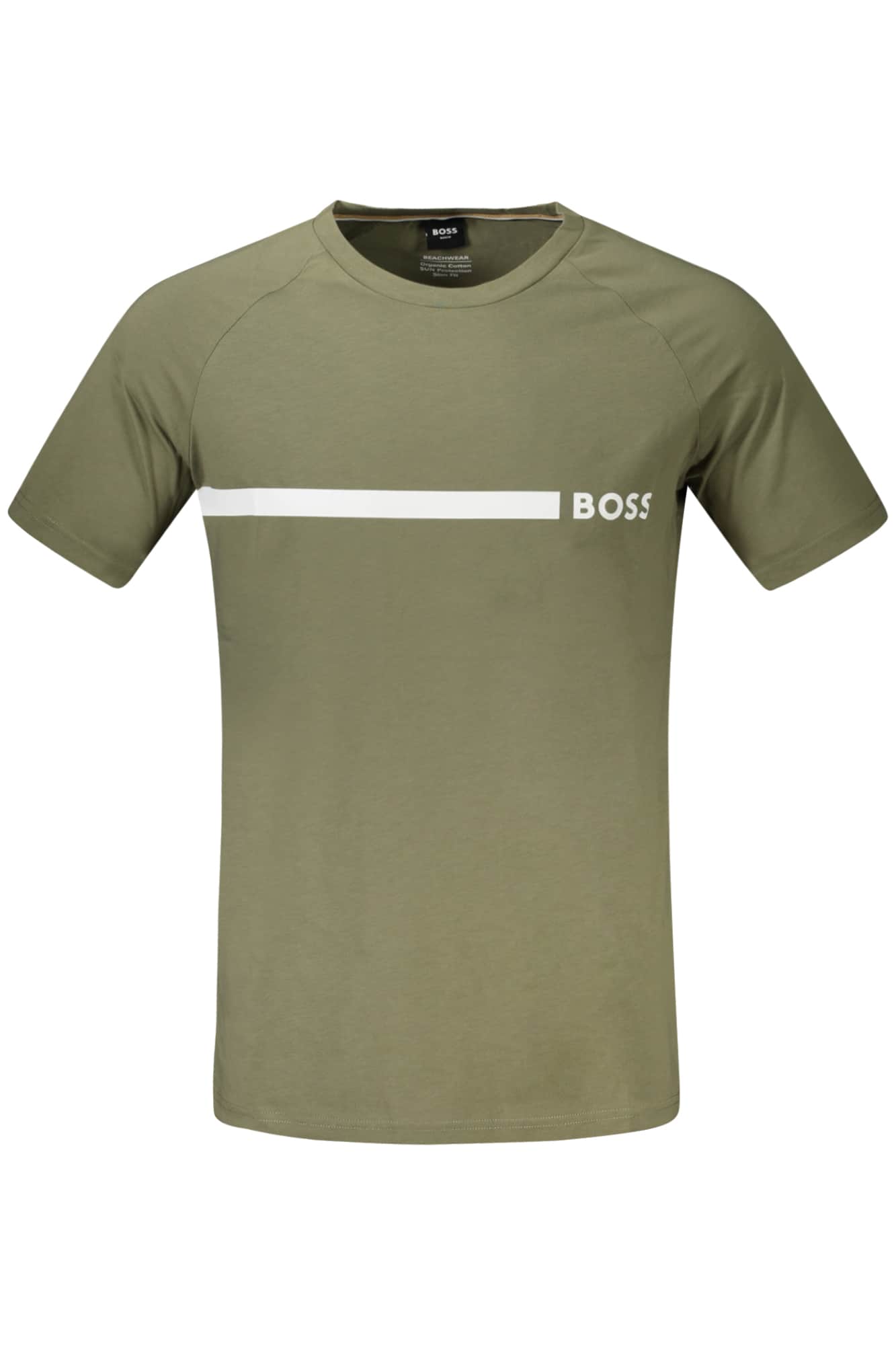Hugo Boss hombre manga corta t-camisa verde