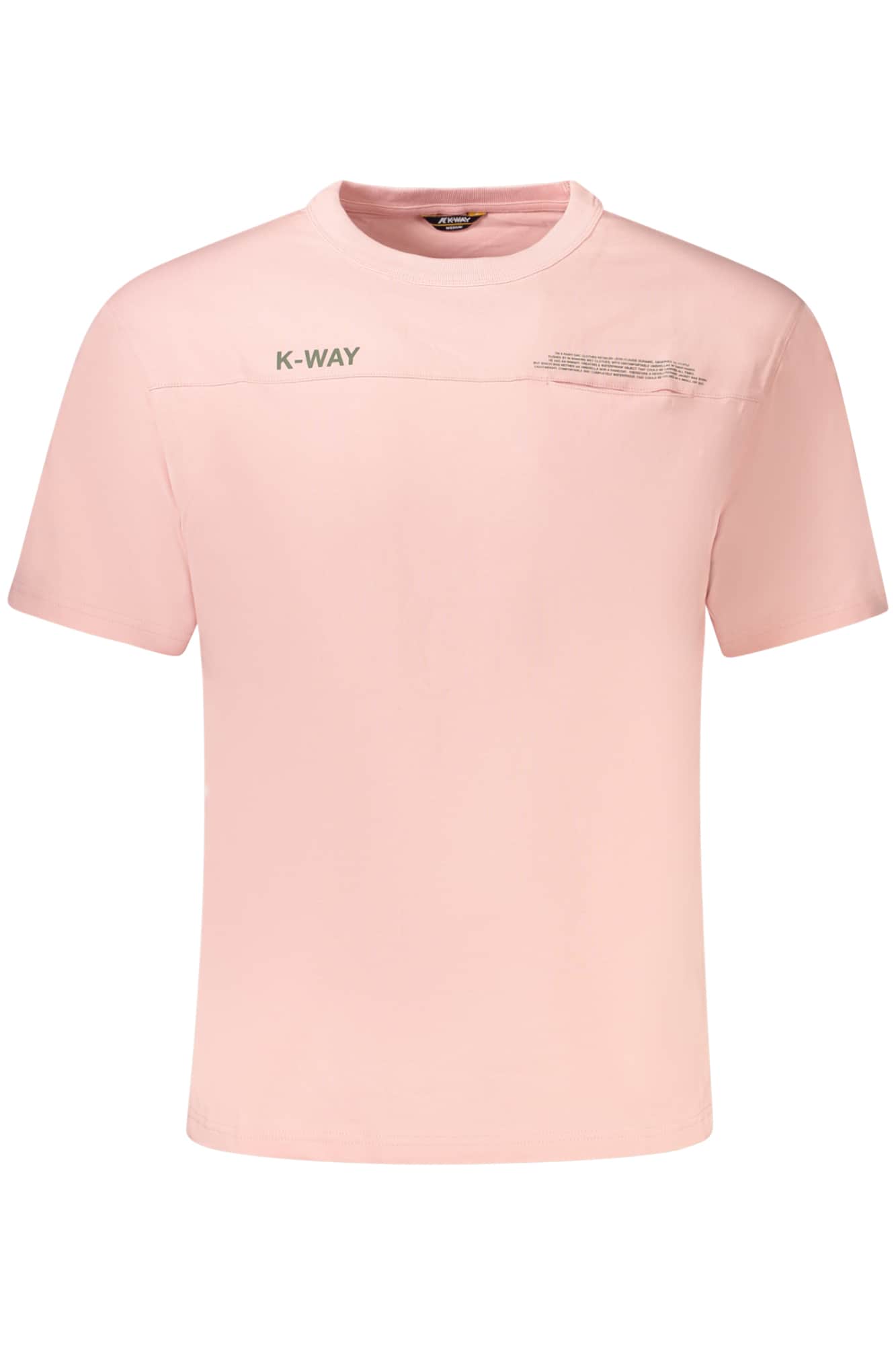 K-Way hombre manga corta t-camisa azul