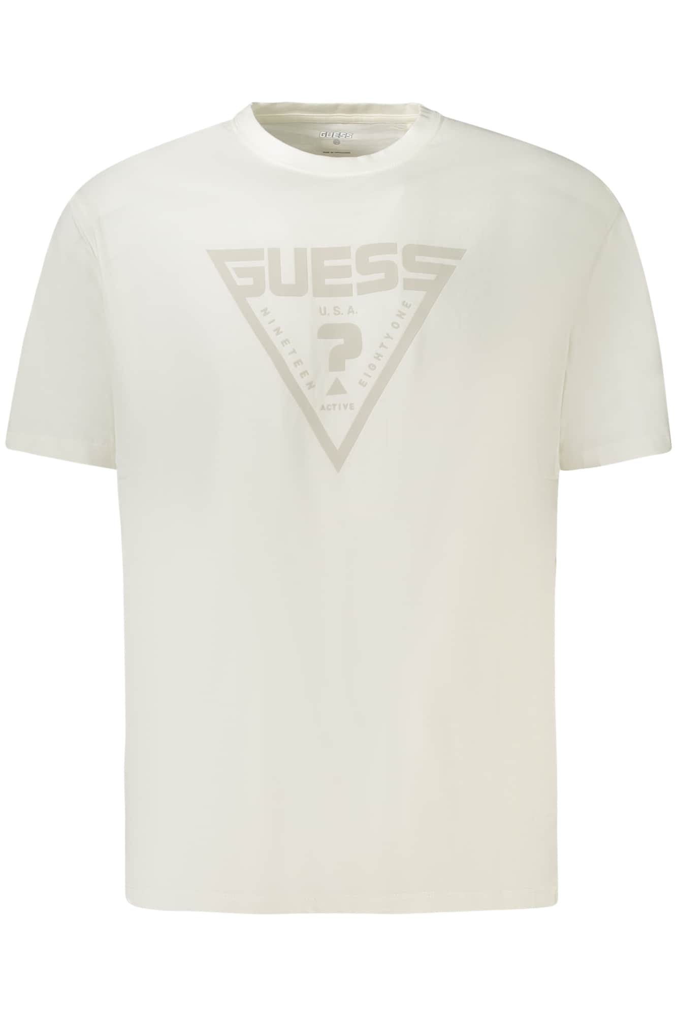 Guess vaqueros manga corta t-camisa hombre negro