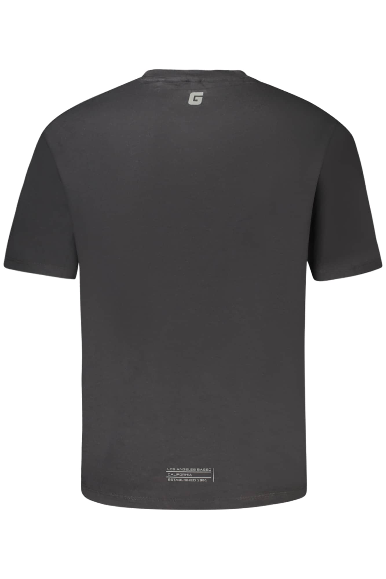 Guess vaqueros manga corta t-camisa hombre negro