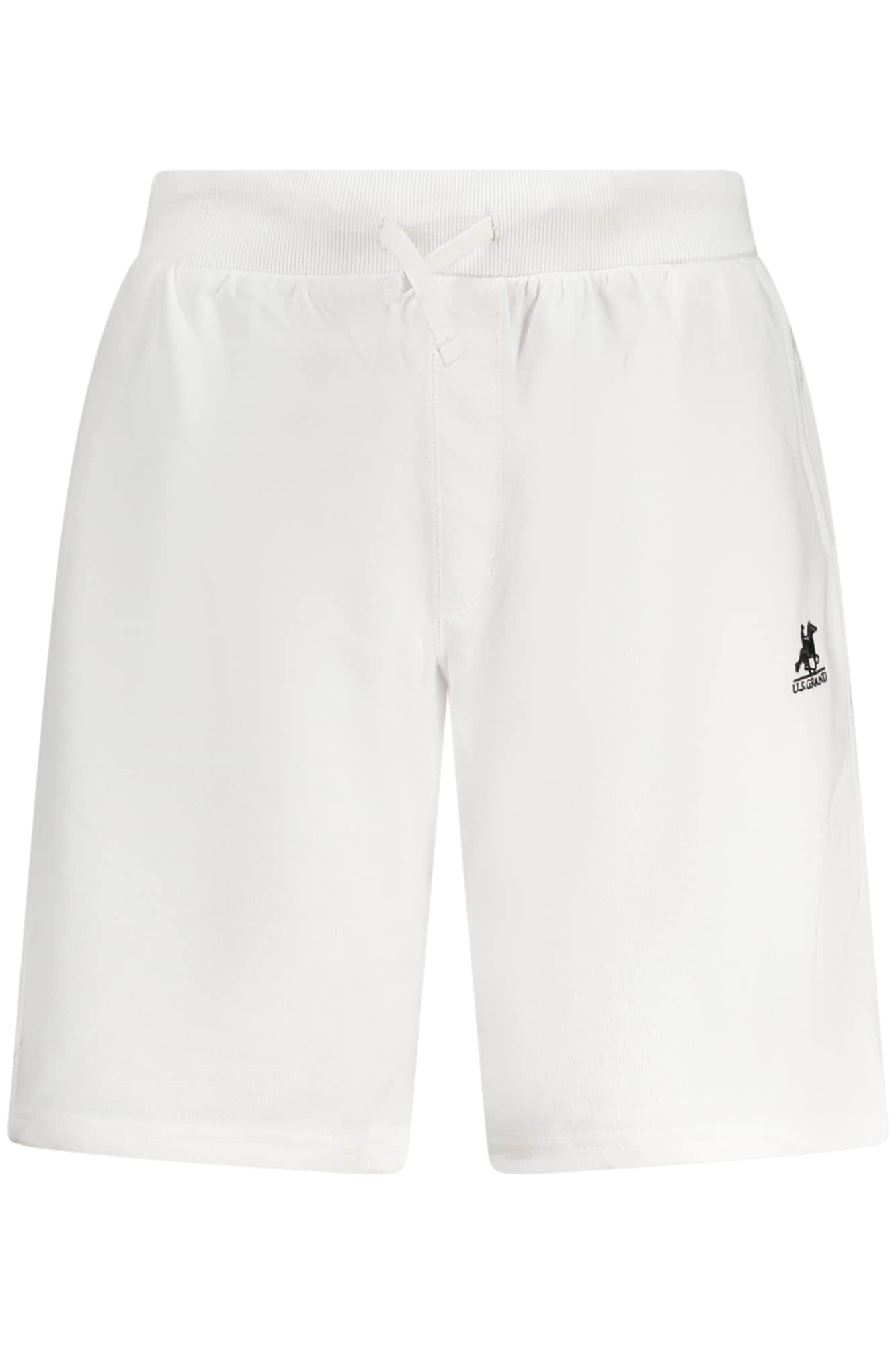US Grand hombre blanco corto pantalón