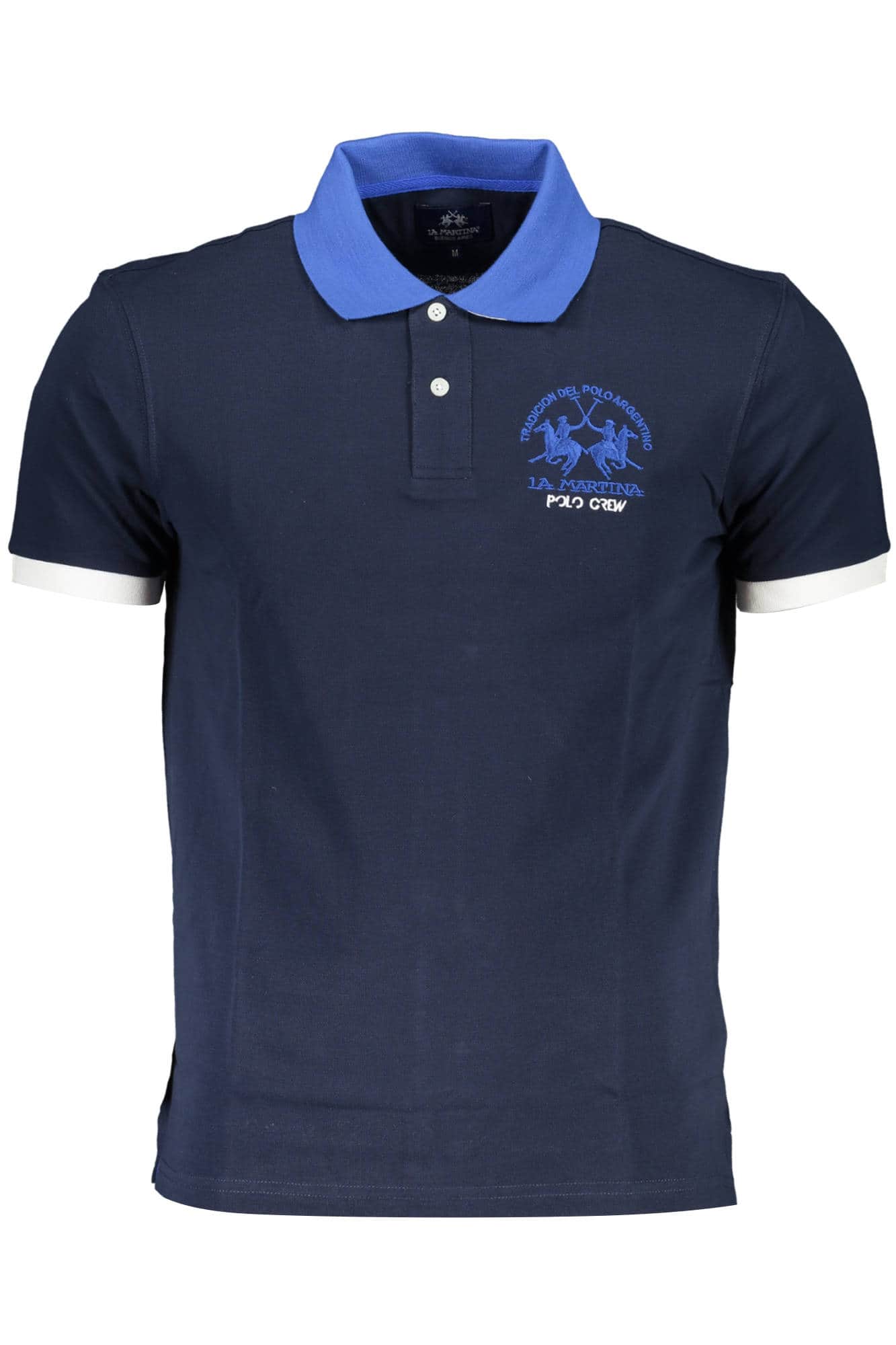 La Martina hombre manga corta polo azul