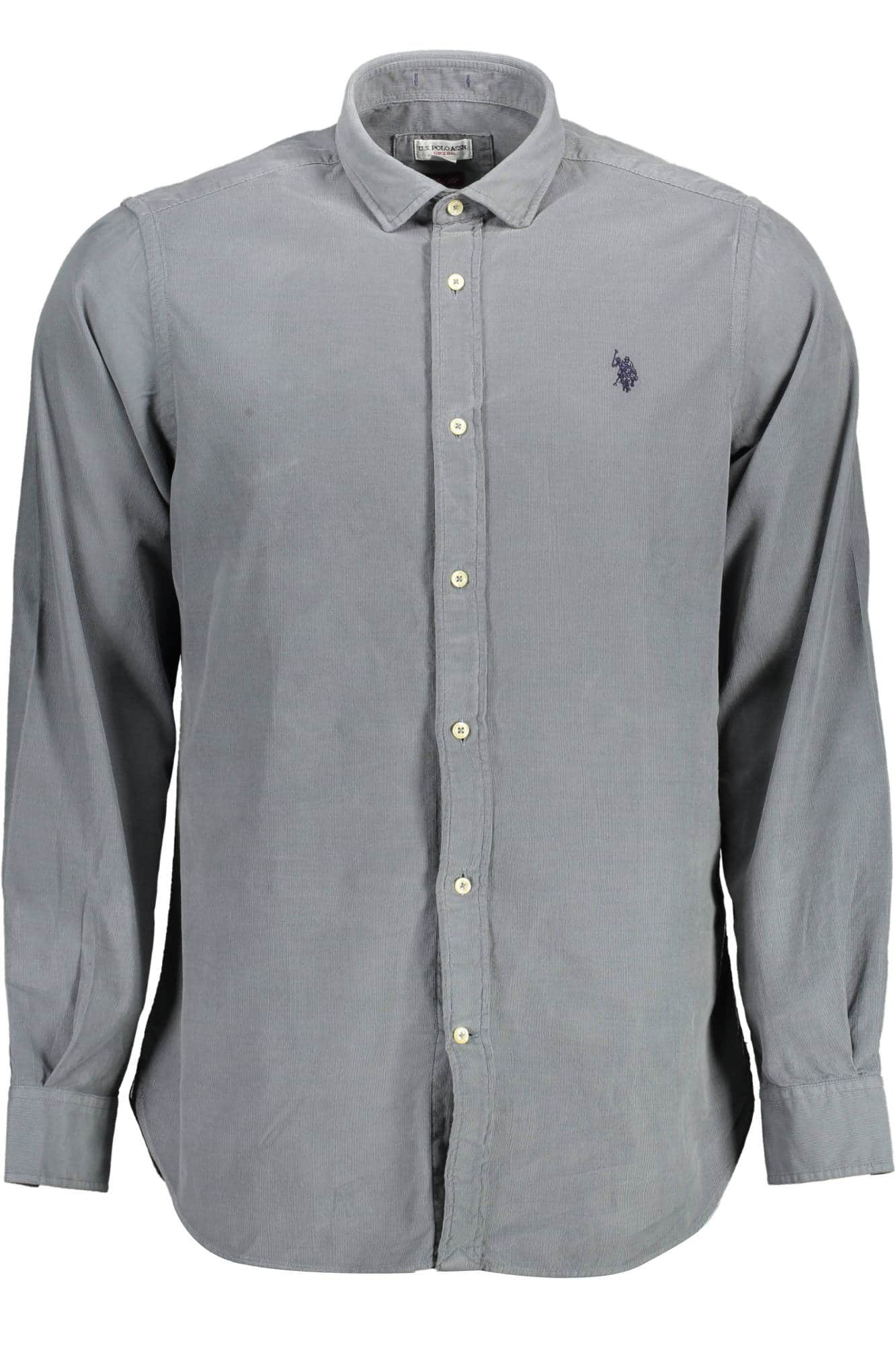 US Polo Assn. hombre azul manga larga camisa