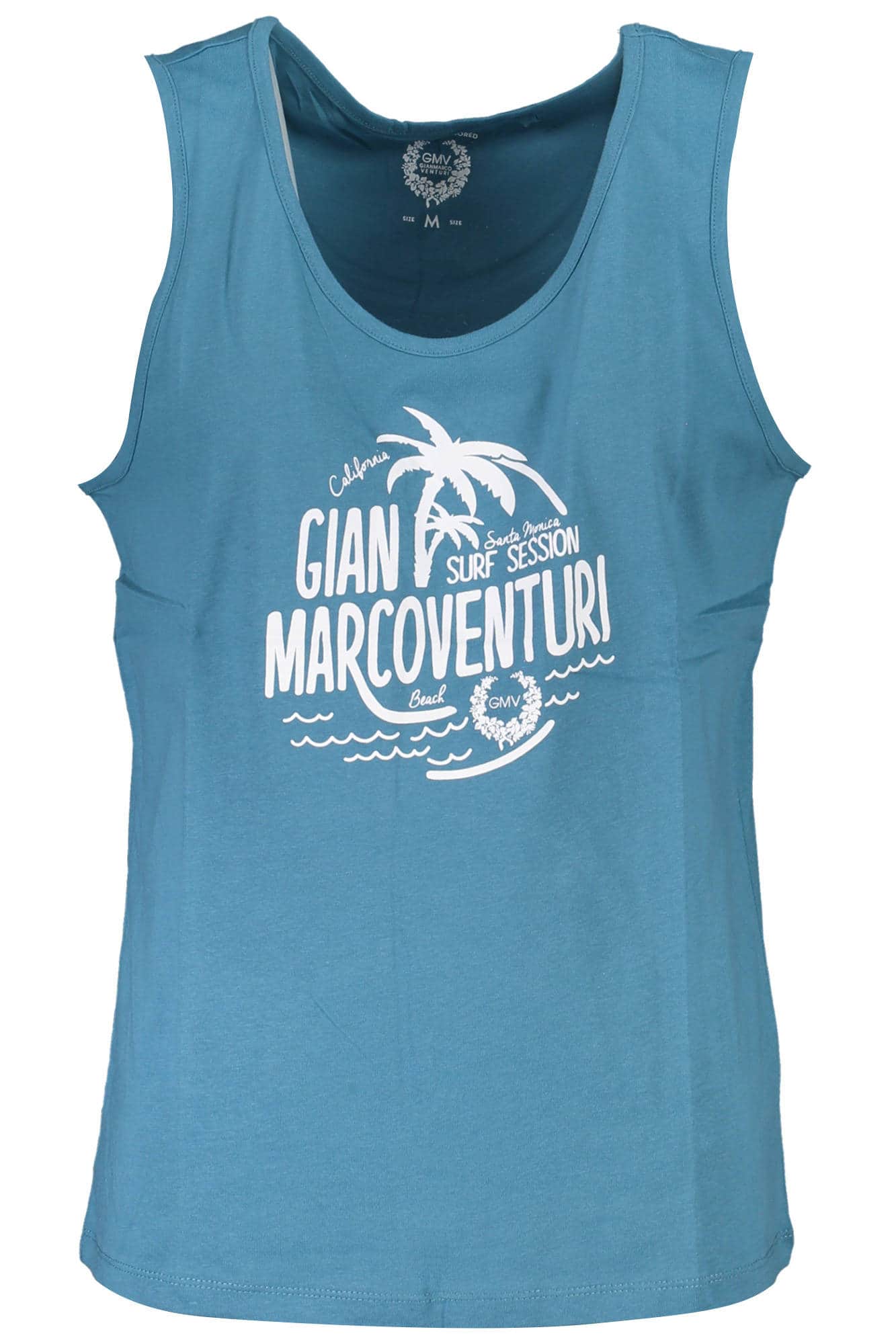 Gian Marco Venturi hombre azul camiseta de tirantes