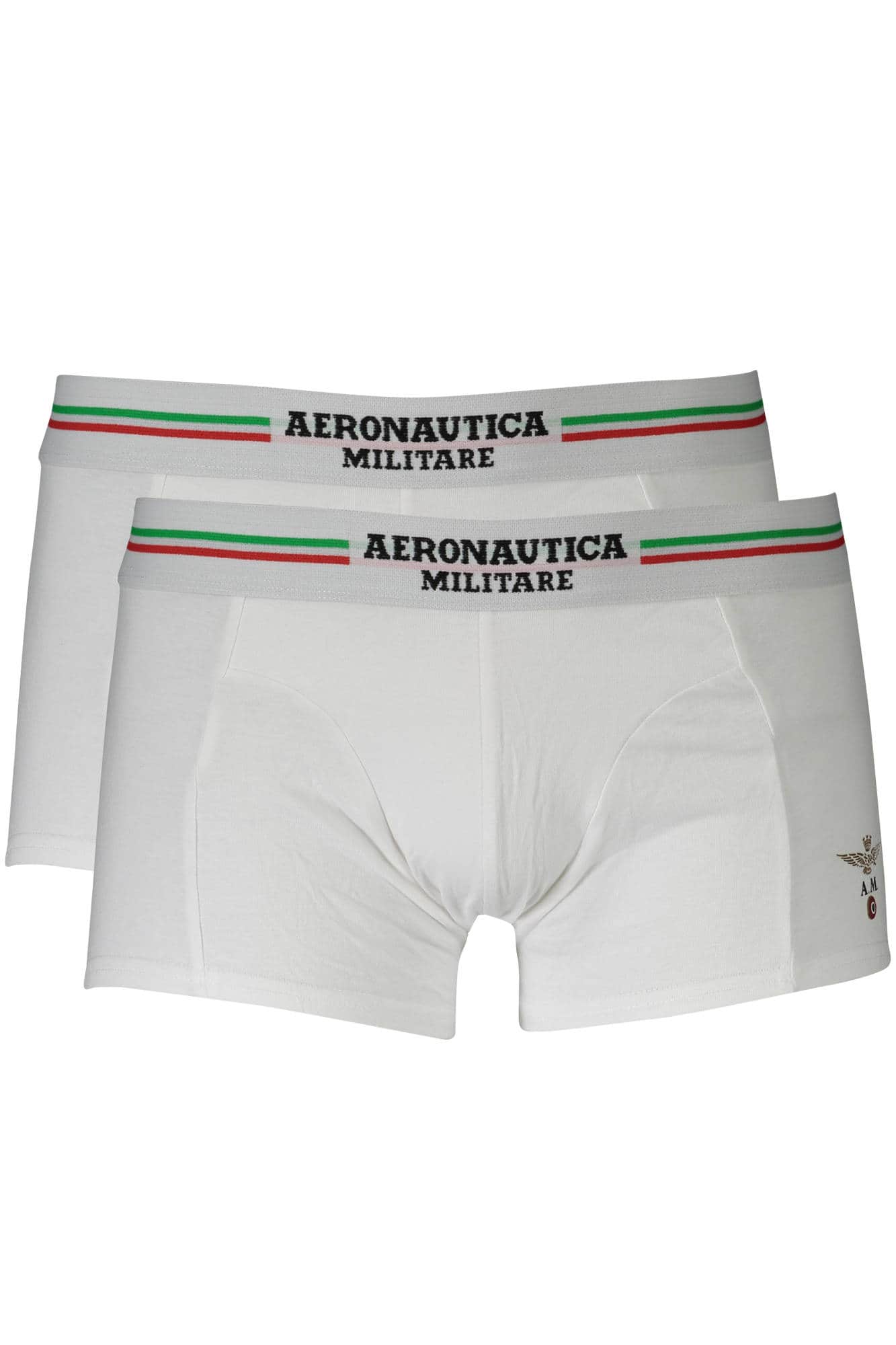 Aeronautica Militare hombre bóxer blanco