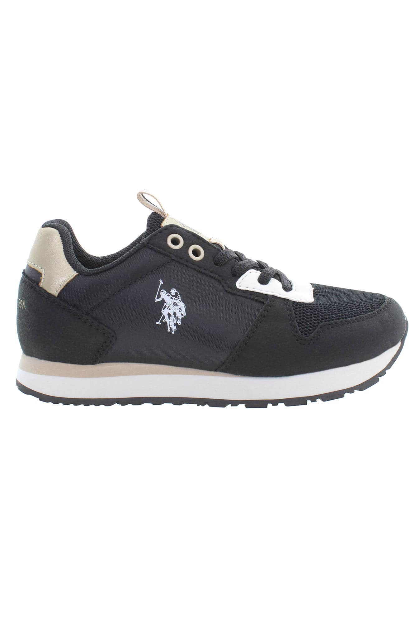 US Polo Assn. niños negro zapatillas deportivas