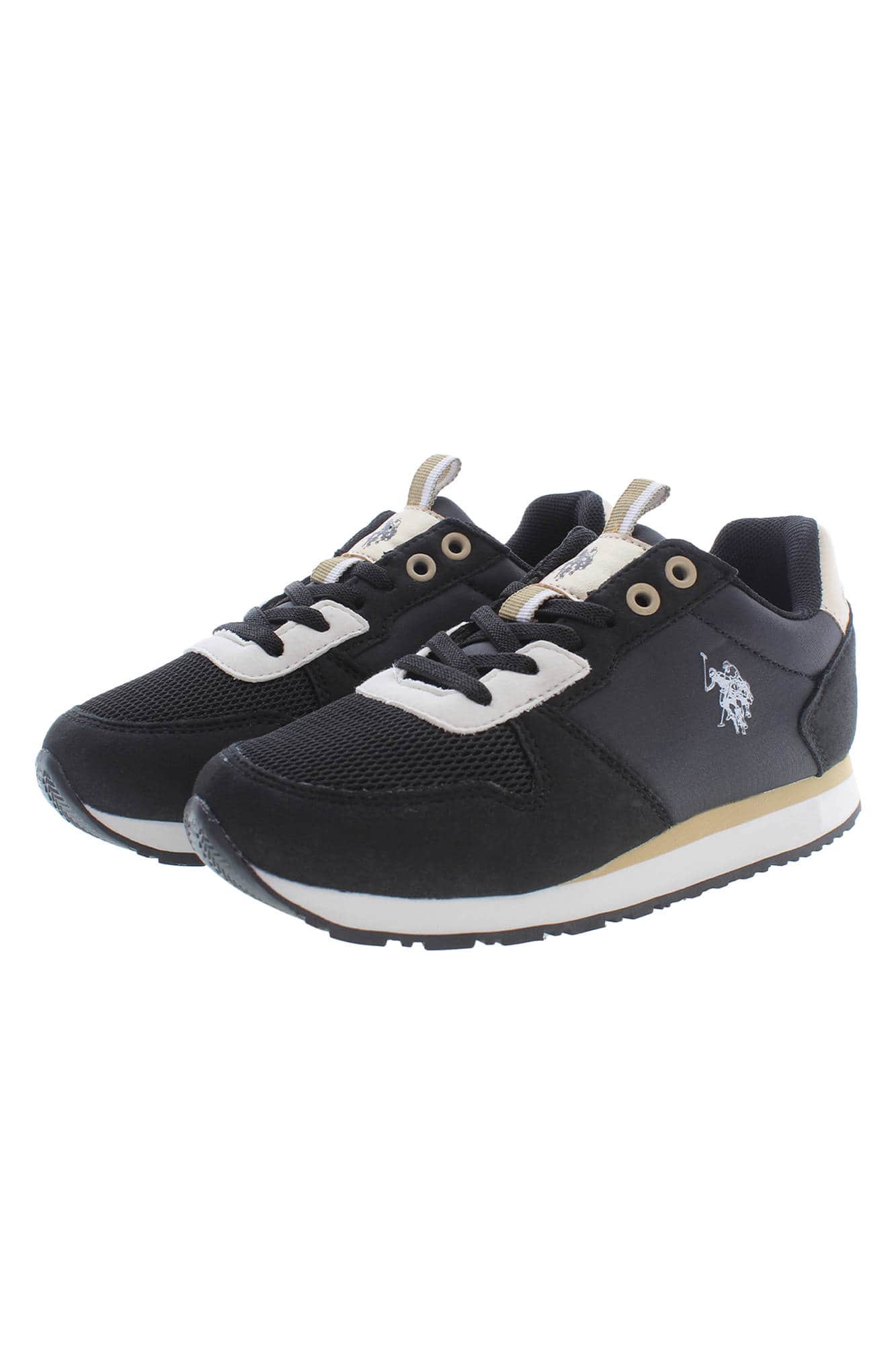 US Polo Assn. niños negro zapatillas deportivas