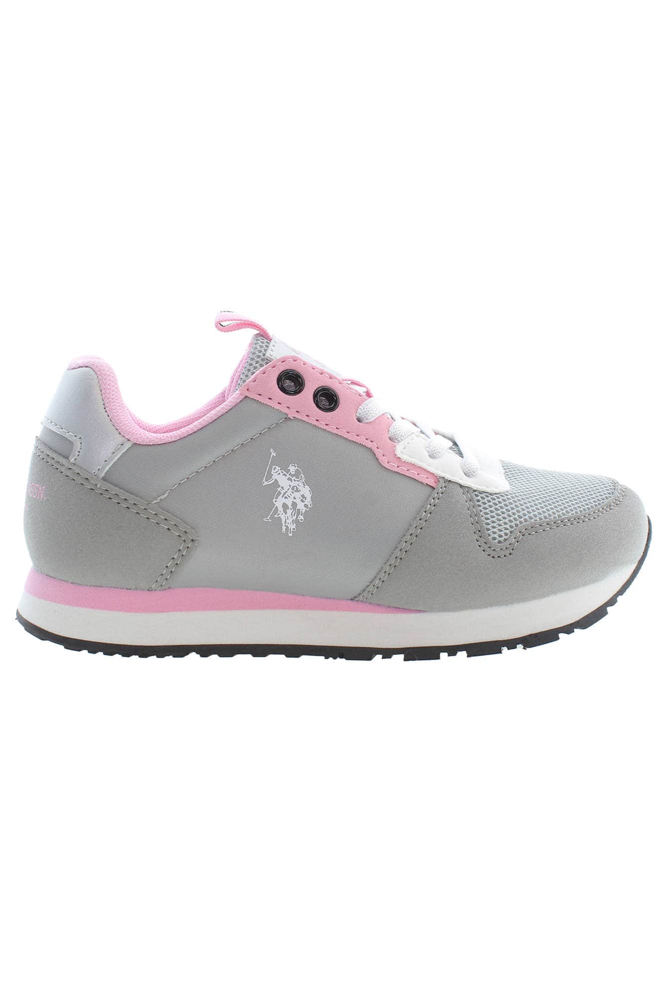 US Polo Assn. niñas gris zapatillas deportivas