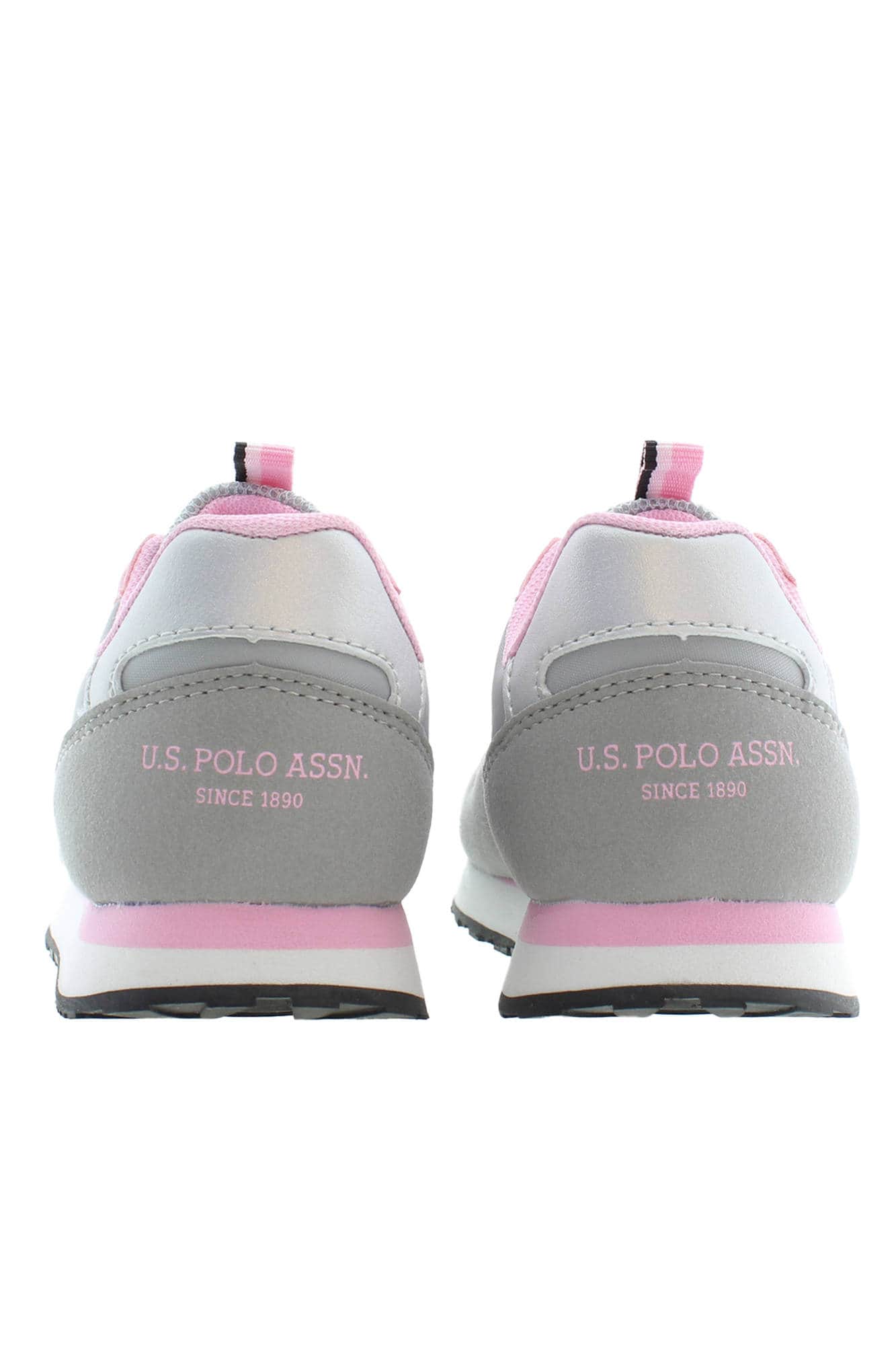 US Polo Assn. niñas gris zapatillas deportivas
