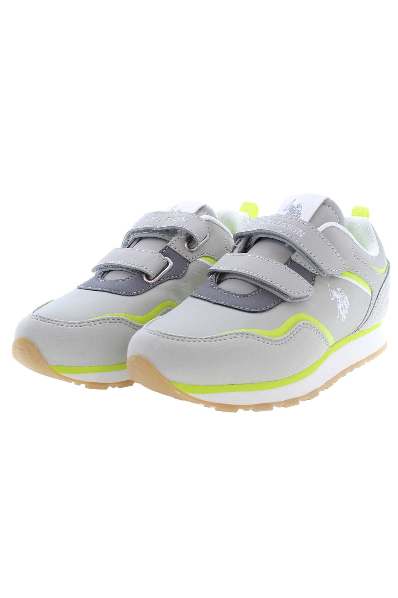 US Polo Assn. niños zapatillas deportivas, gris