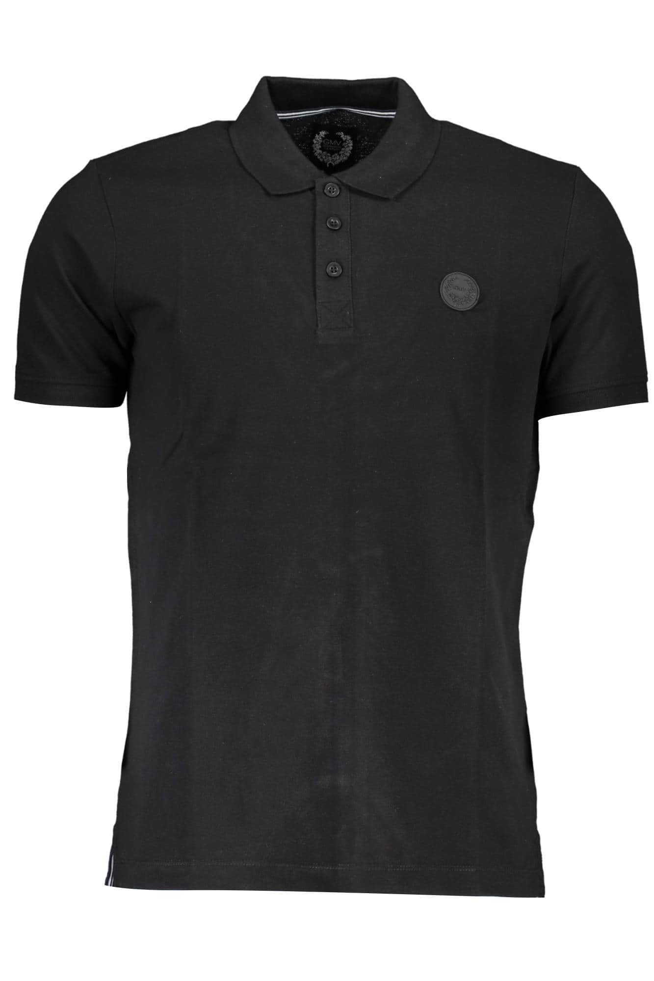 Gian Marco Venturi hombre manga corta polo negro