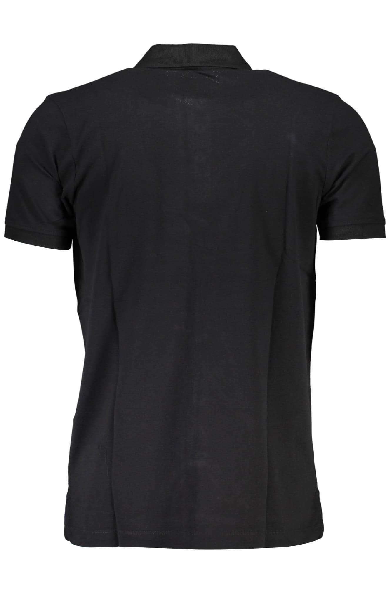 Gian Marco Venturi hombre manga corta polo negro