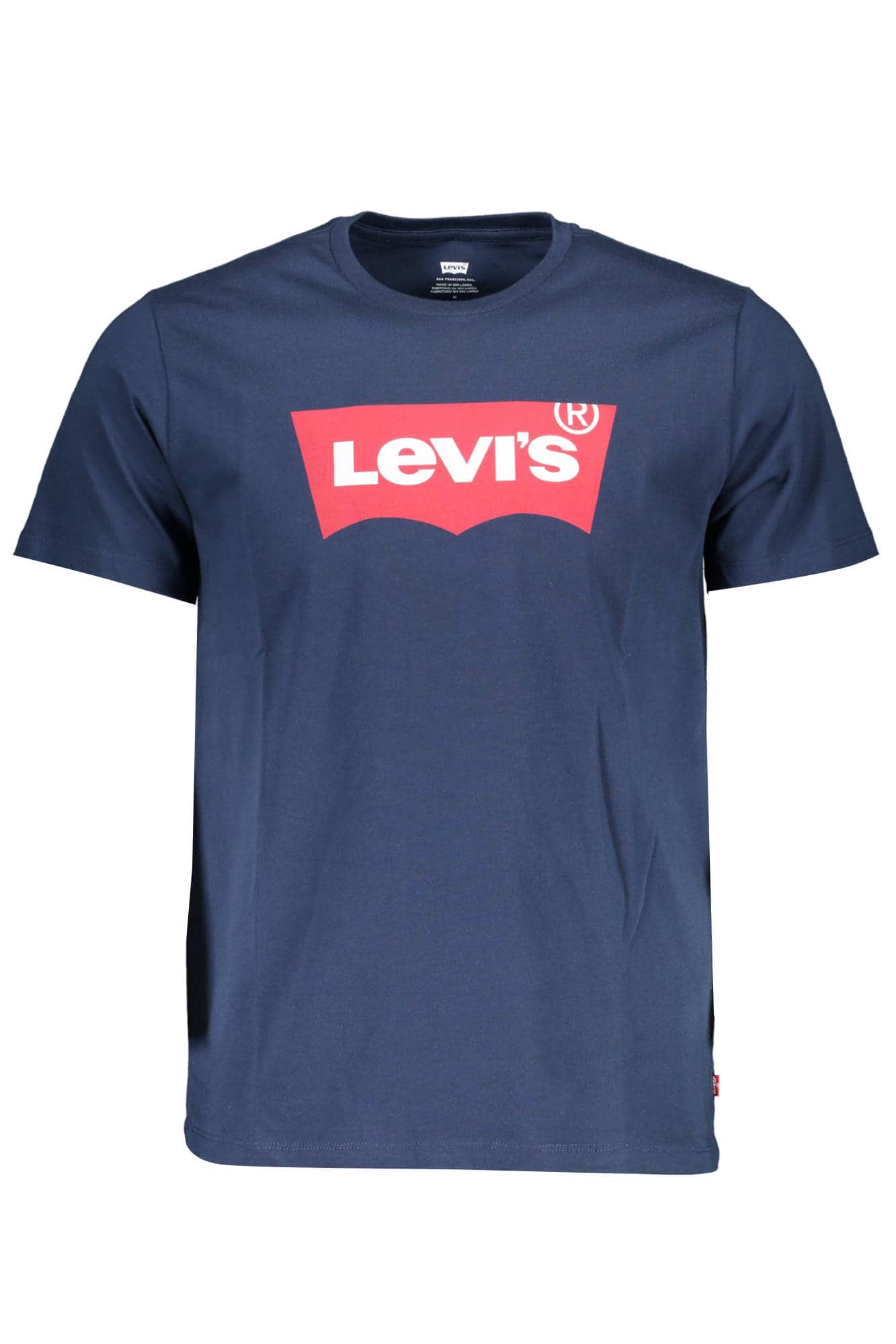 Levi's hombre manga corta t-camisa azul