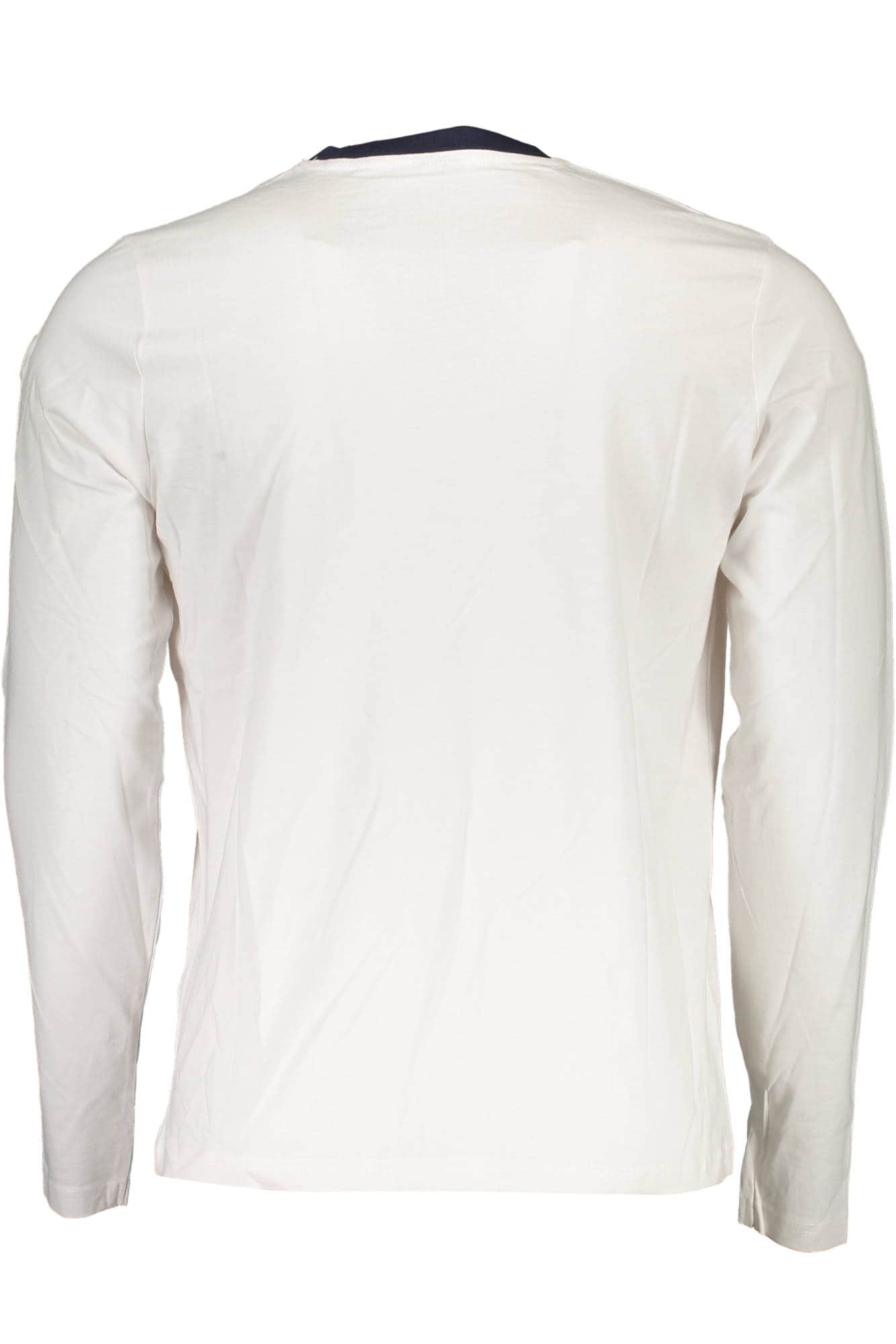 North Sails manga larga t-camisa hombre blanco