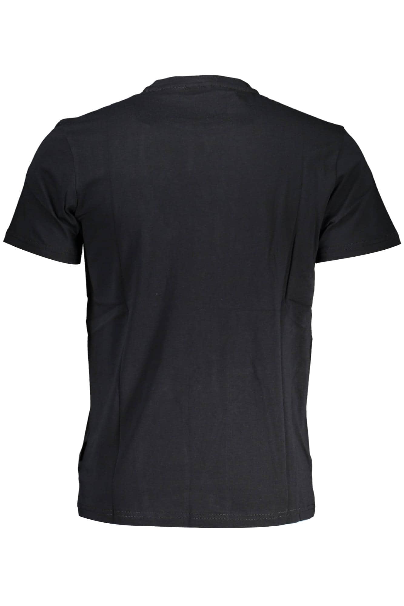 Napapijri manga corta t-camisa hombre negro