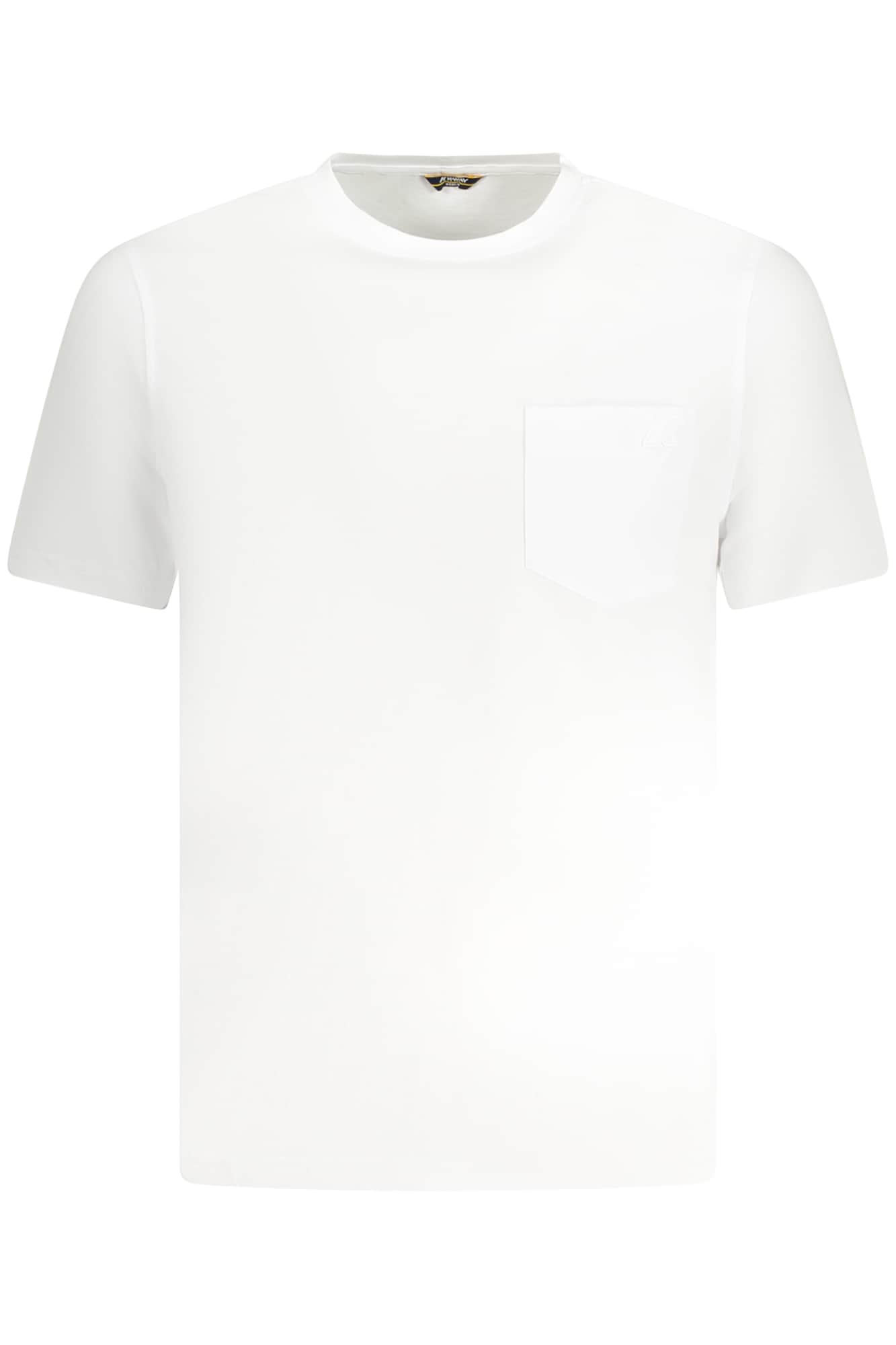 K-Way manga corta t-camisa hombre blanco