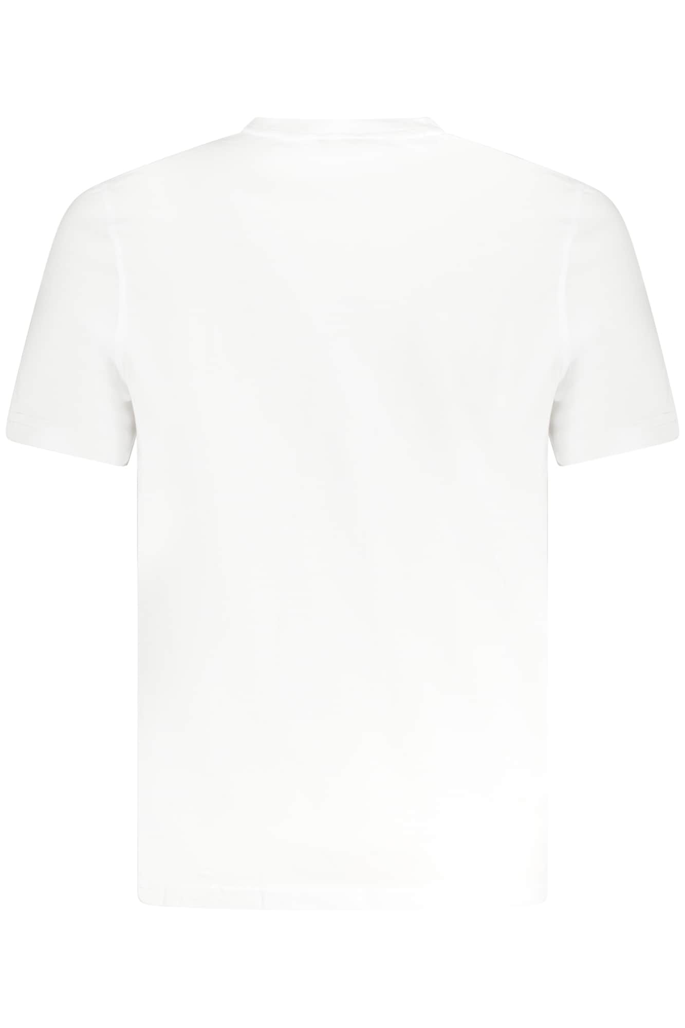 K-Way manga corta t-camisa hombre blanco
