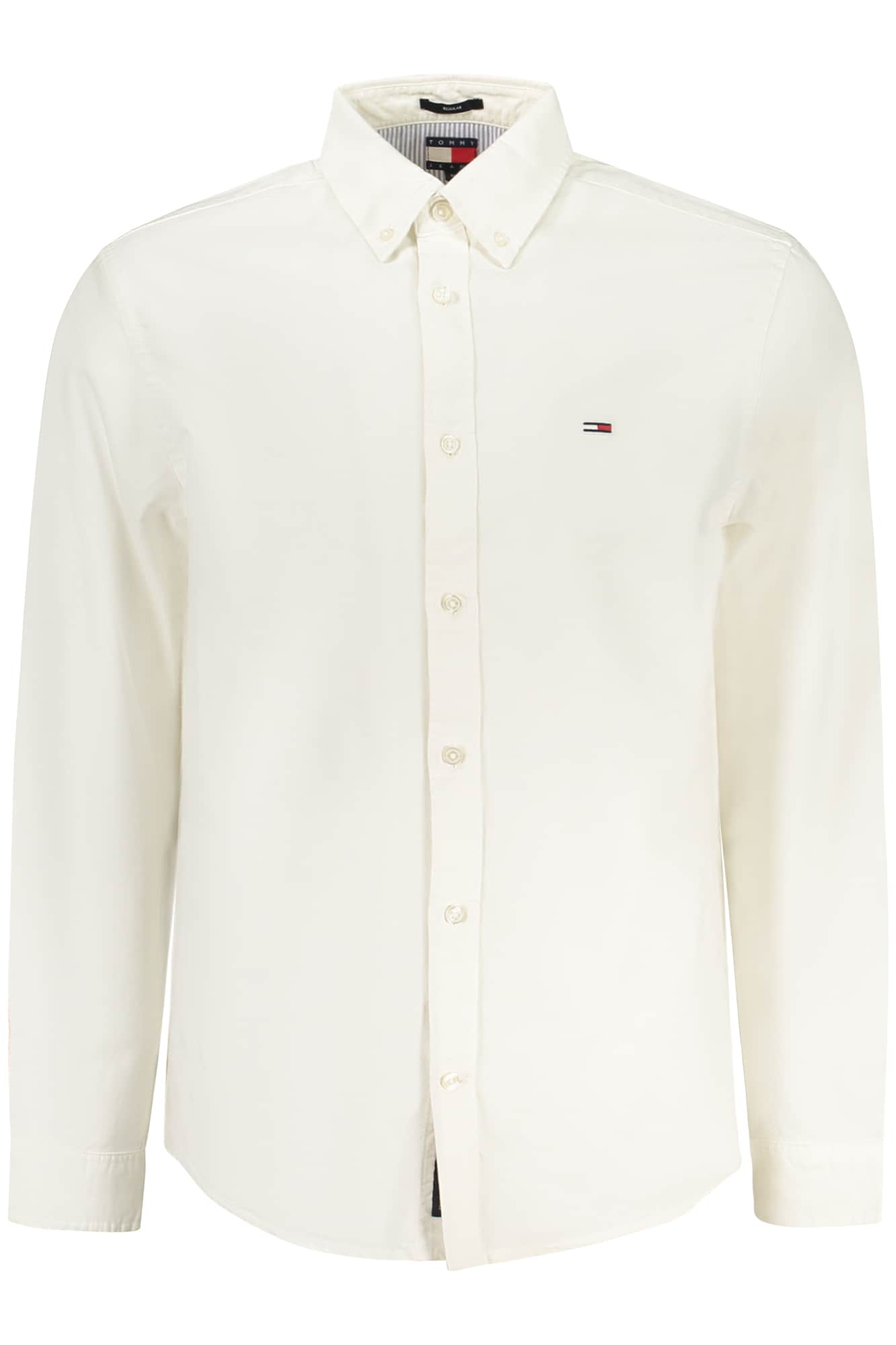 Tommy Hilfiger manga larga camisa hombre blanco