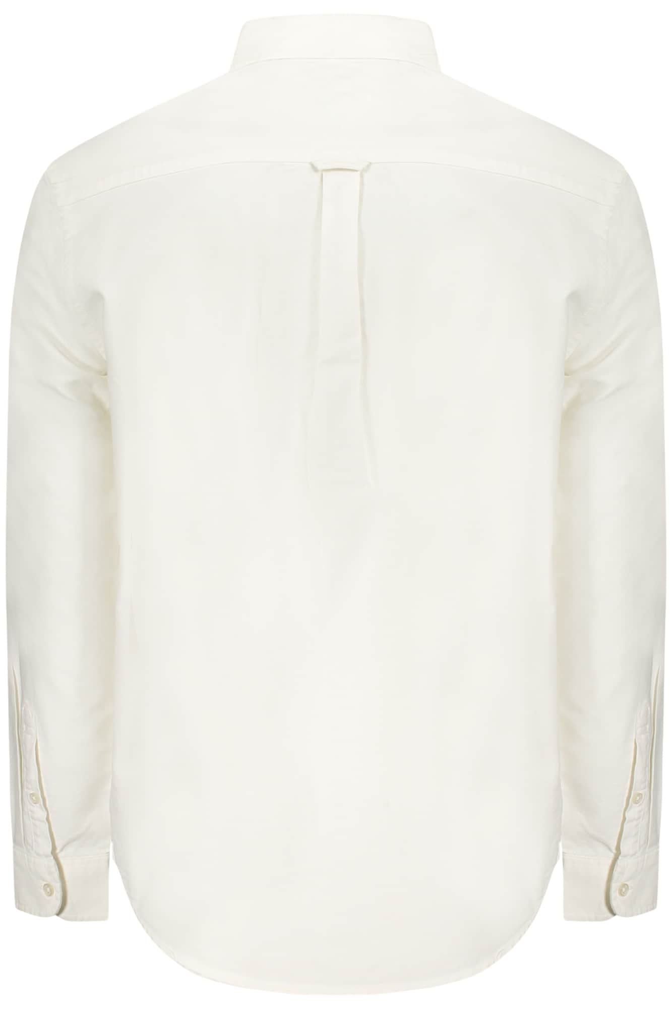 Tommy Hilfiger manga larga camisa hombre blanco